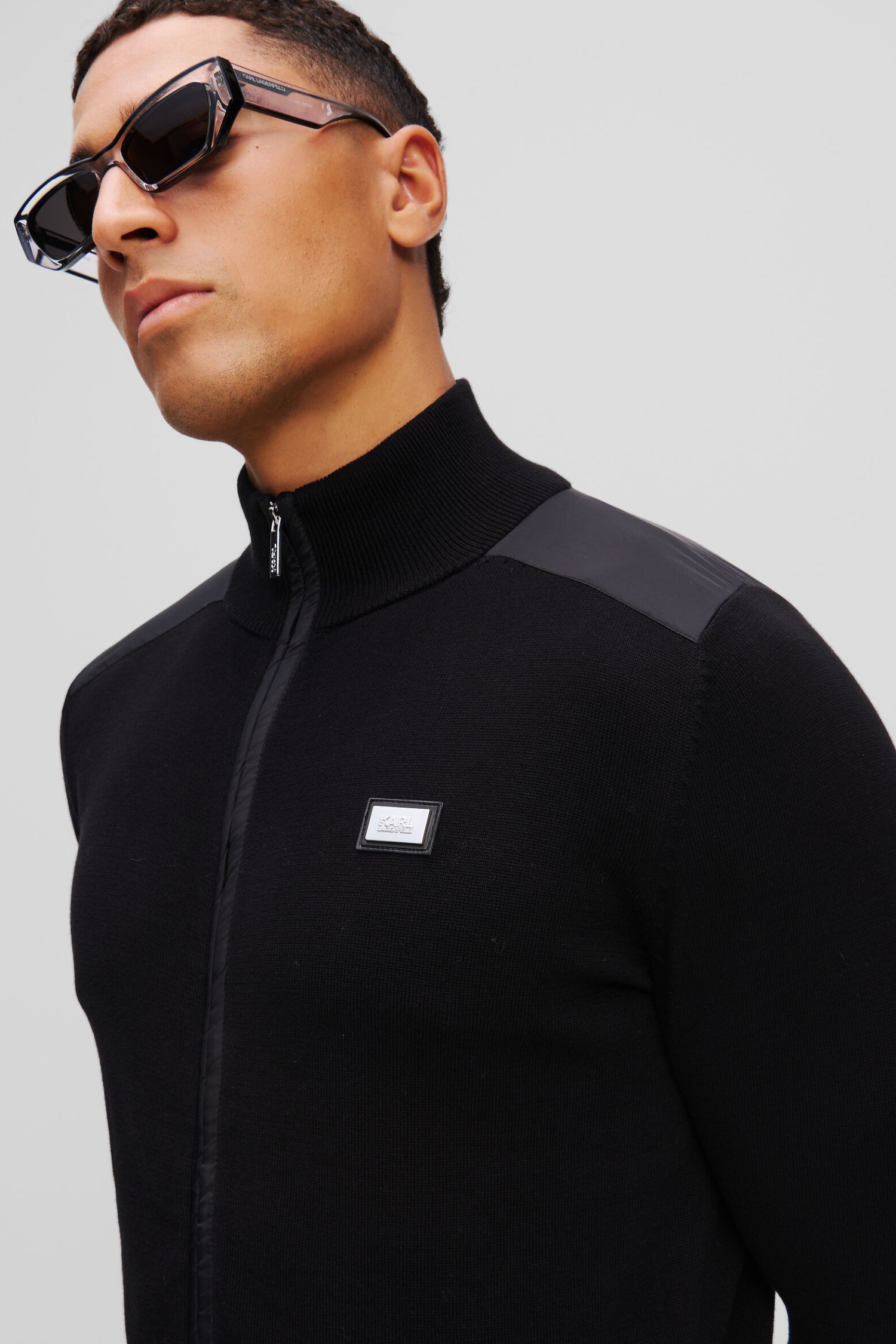 Мужской черный кардиган Karl Lagerfeld 551301.655086;990