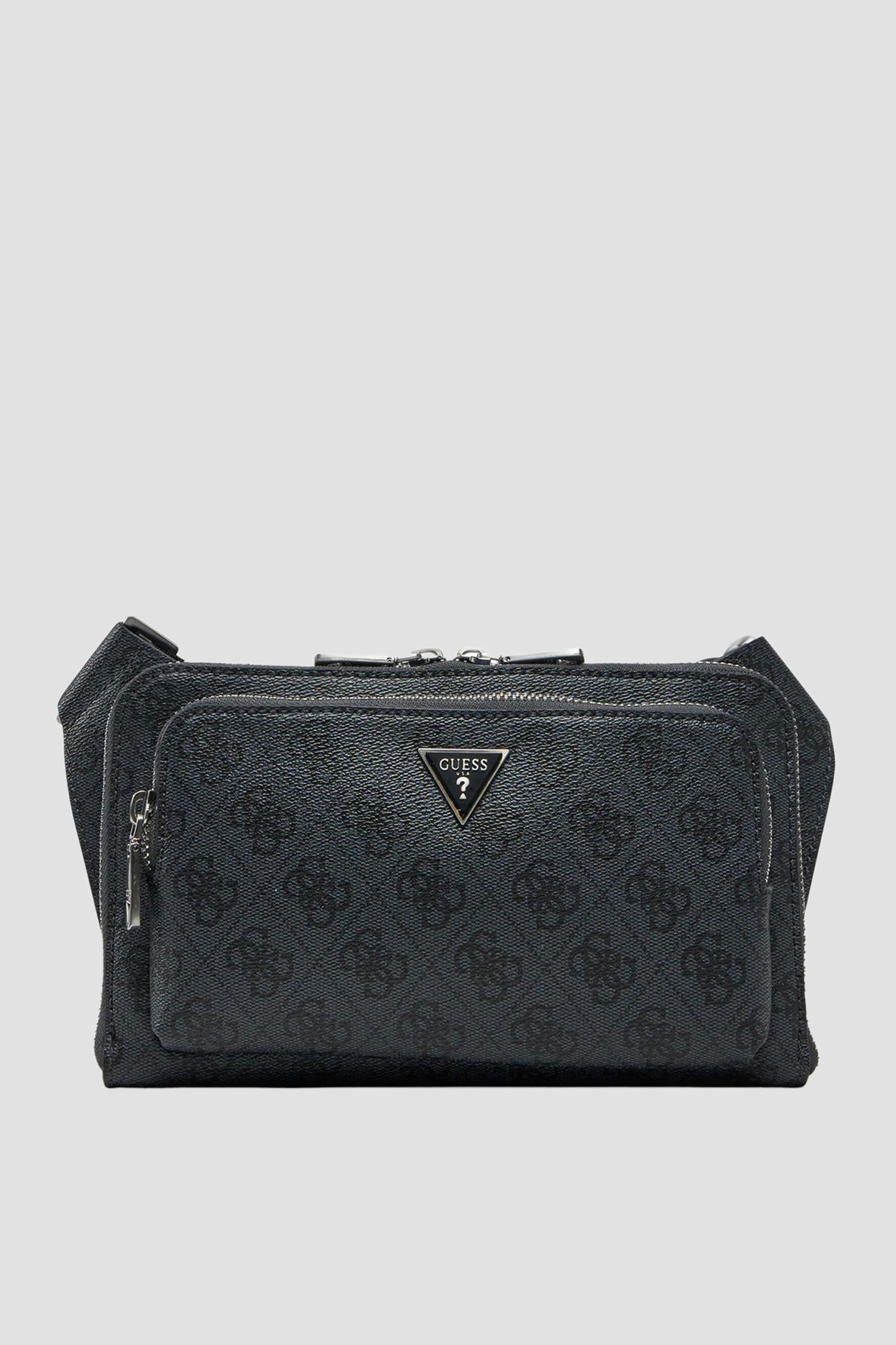 Чоловіча чорна поясна сумка Guess HMMILO.P5214;BLA