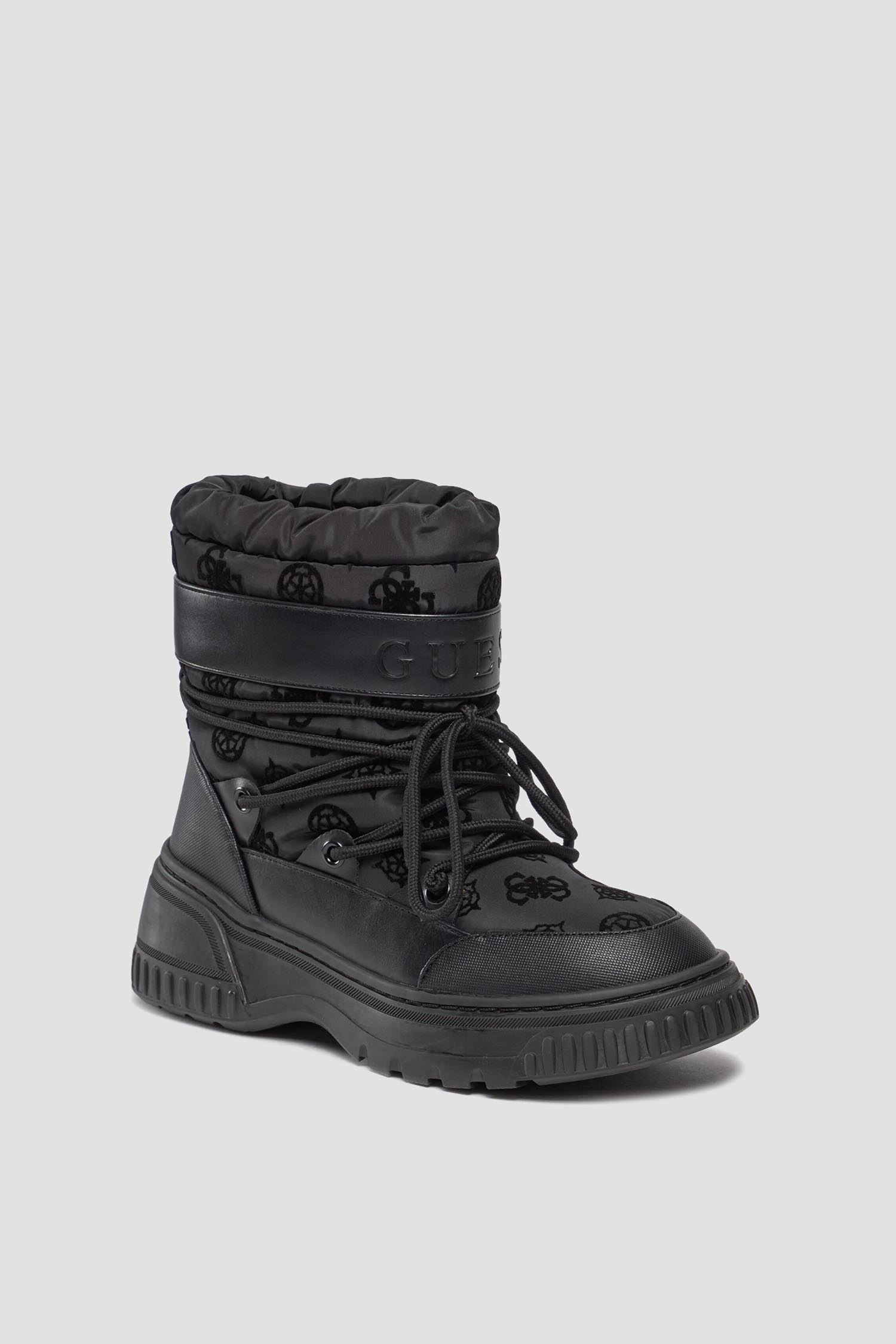 Женские черные дутики Guess FL8DRA.FAL10;BLACK
