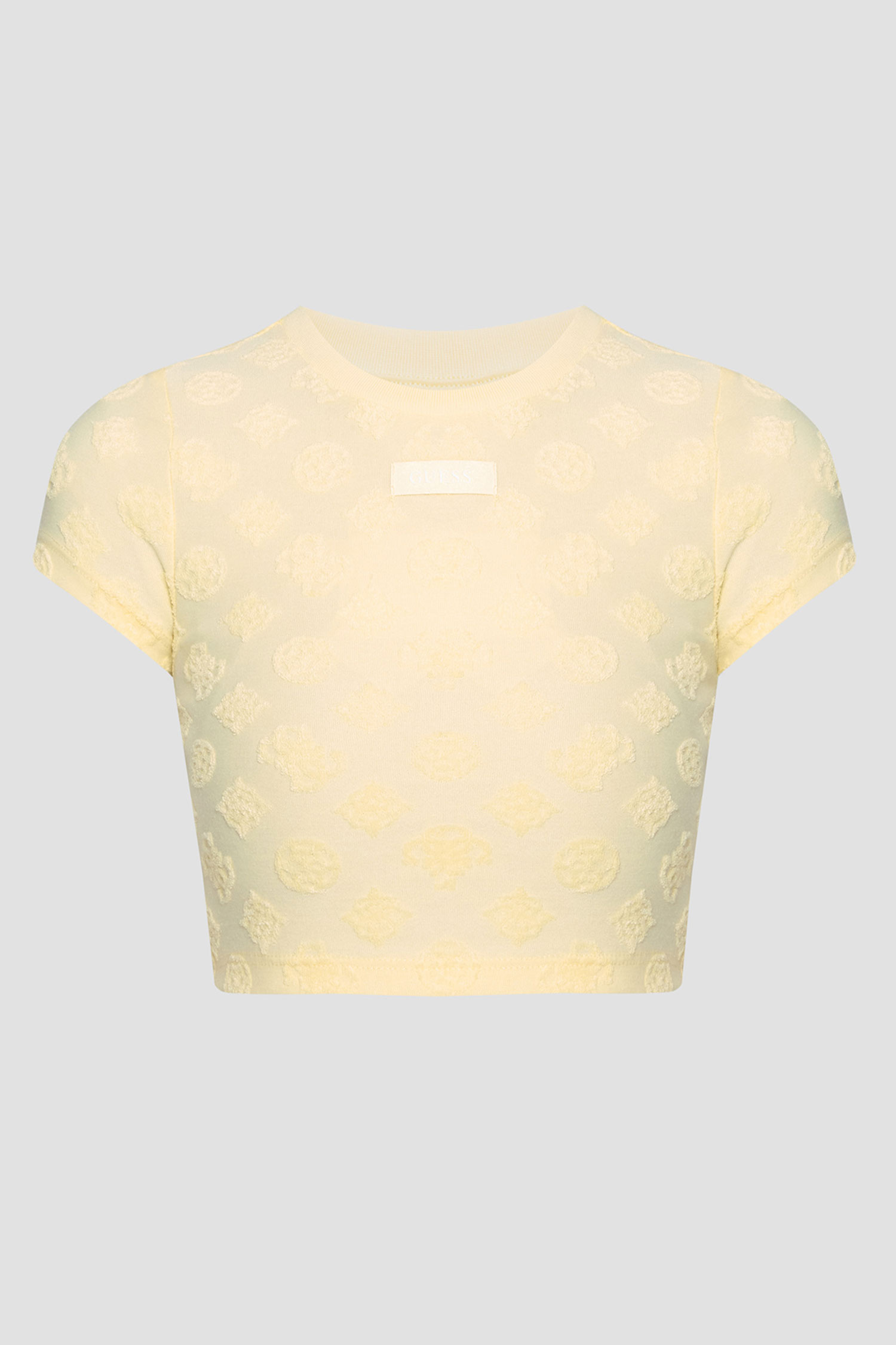 Детский желтый топ с узором Guеss Kids J5GP04.KCT02;F26X