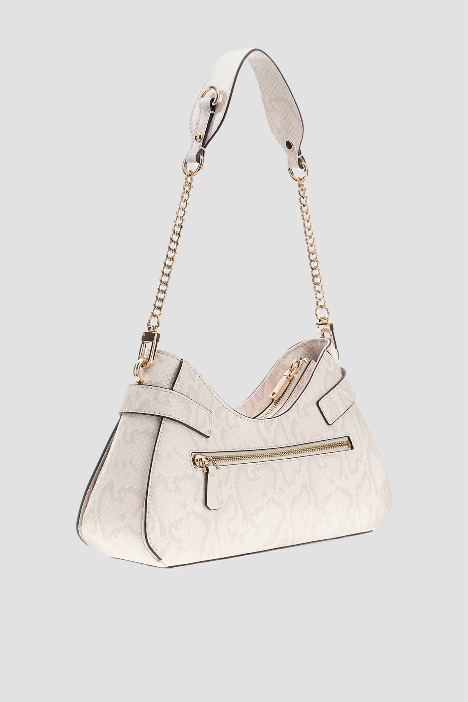 Женская белая сумка с узором Guess HWKG80.91180;OWM