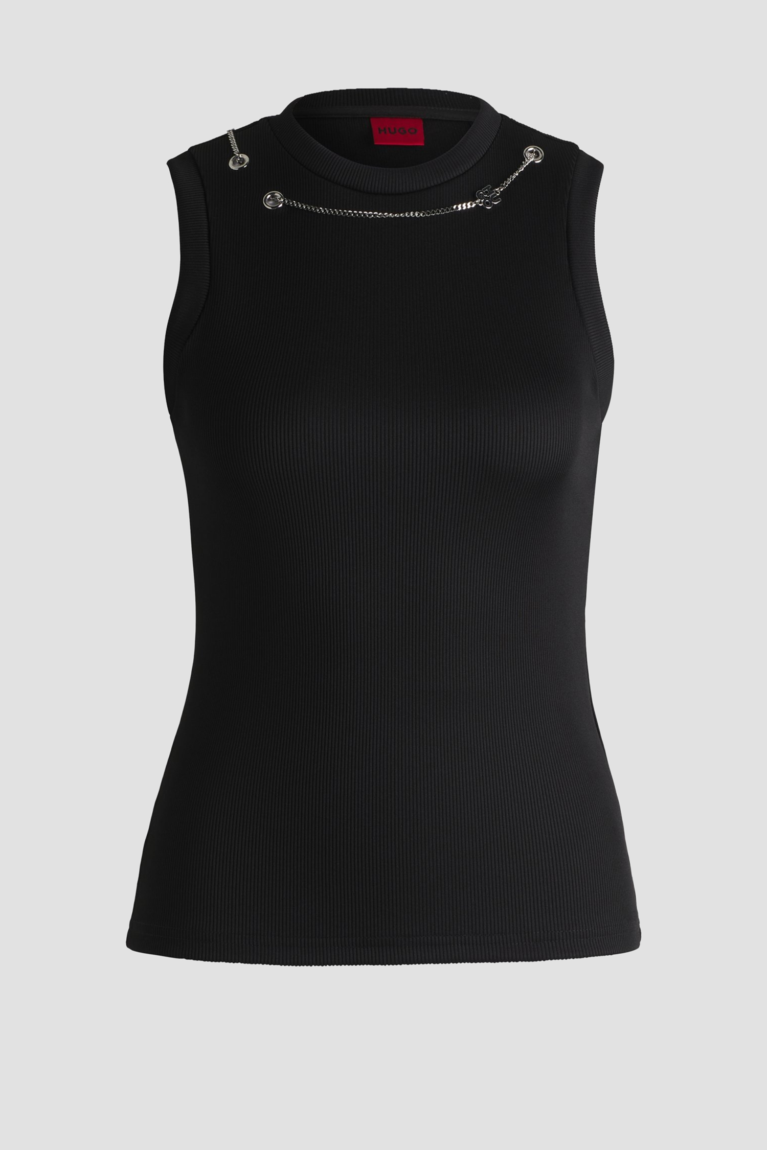 Жіночий чорний топ HUGO 50534050;001