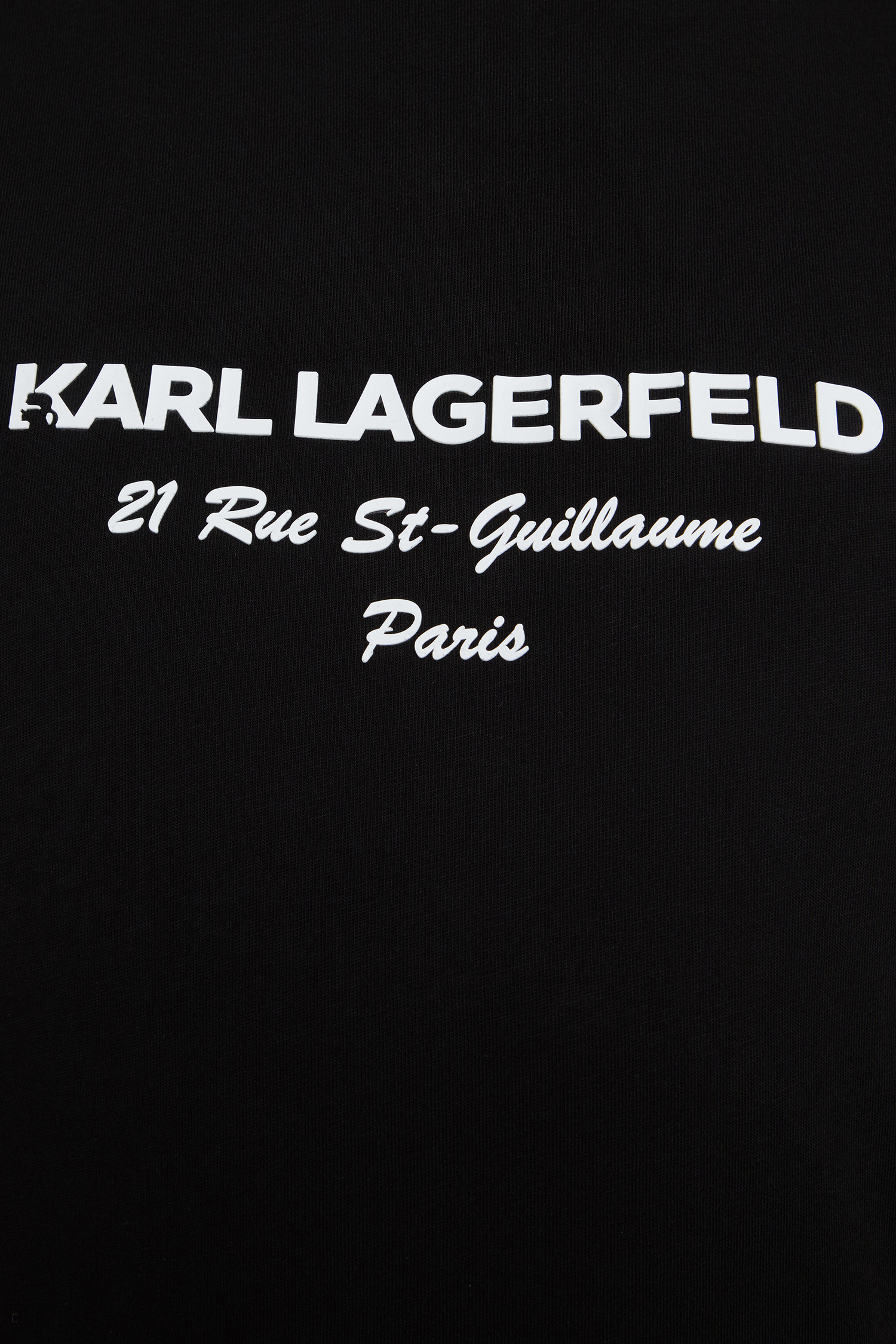 Мужская черная футболка Karl Lagerfeld 542224.755056;990