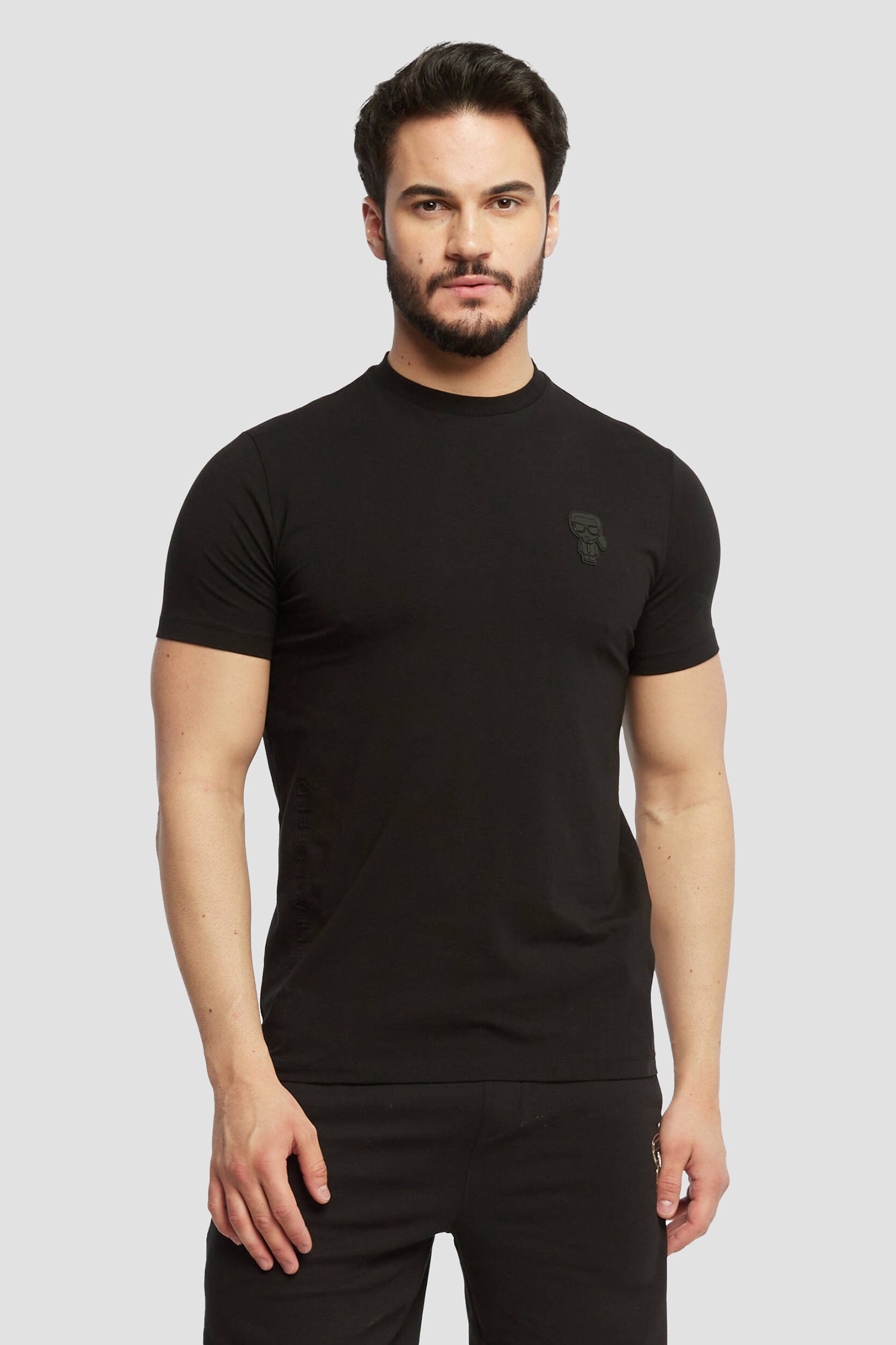 Мужская черная футболка Karl Lagerfeld 521221.755021;990
