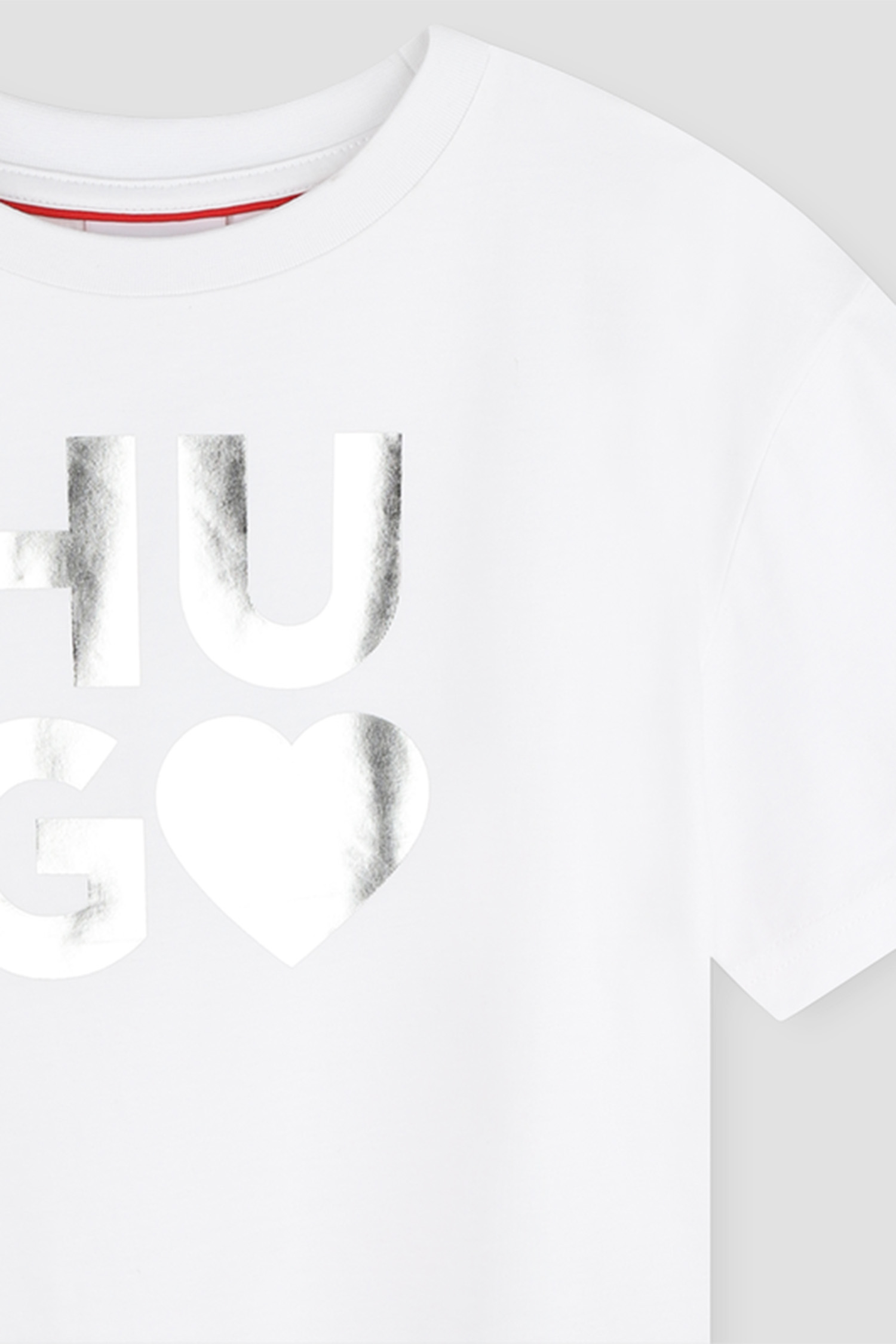 Детская белая футболка HUGO kids G00064;10P