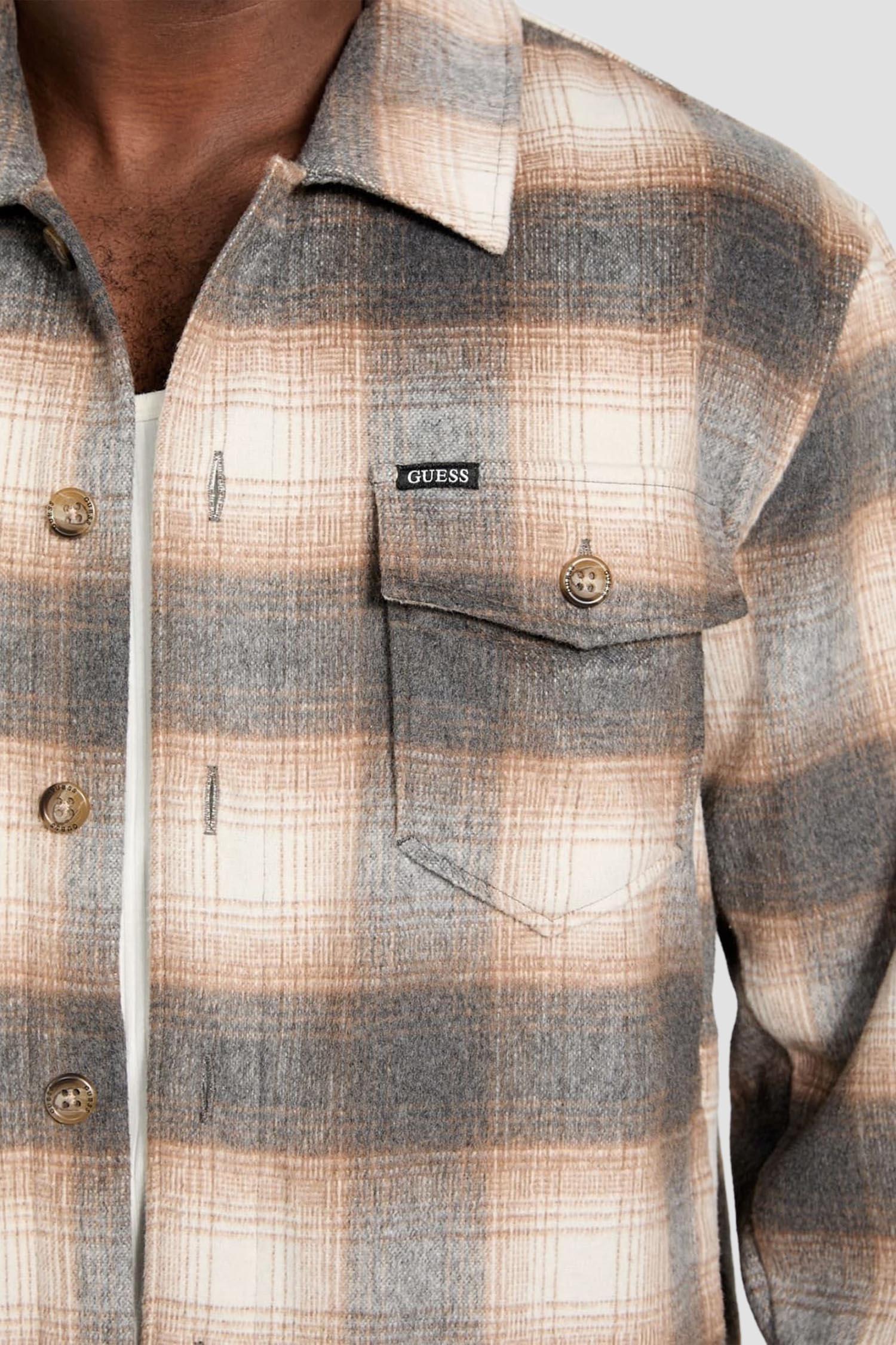 Чоловіча картата сорочка Guess M5BH31.W2012;L11J