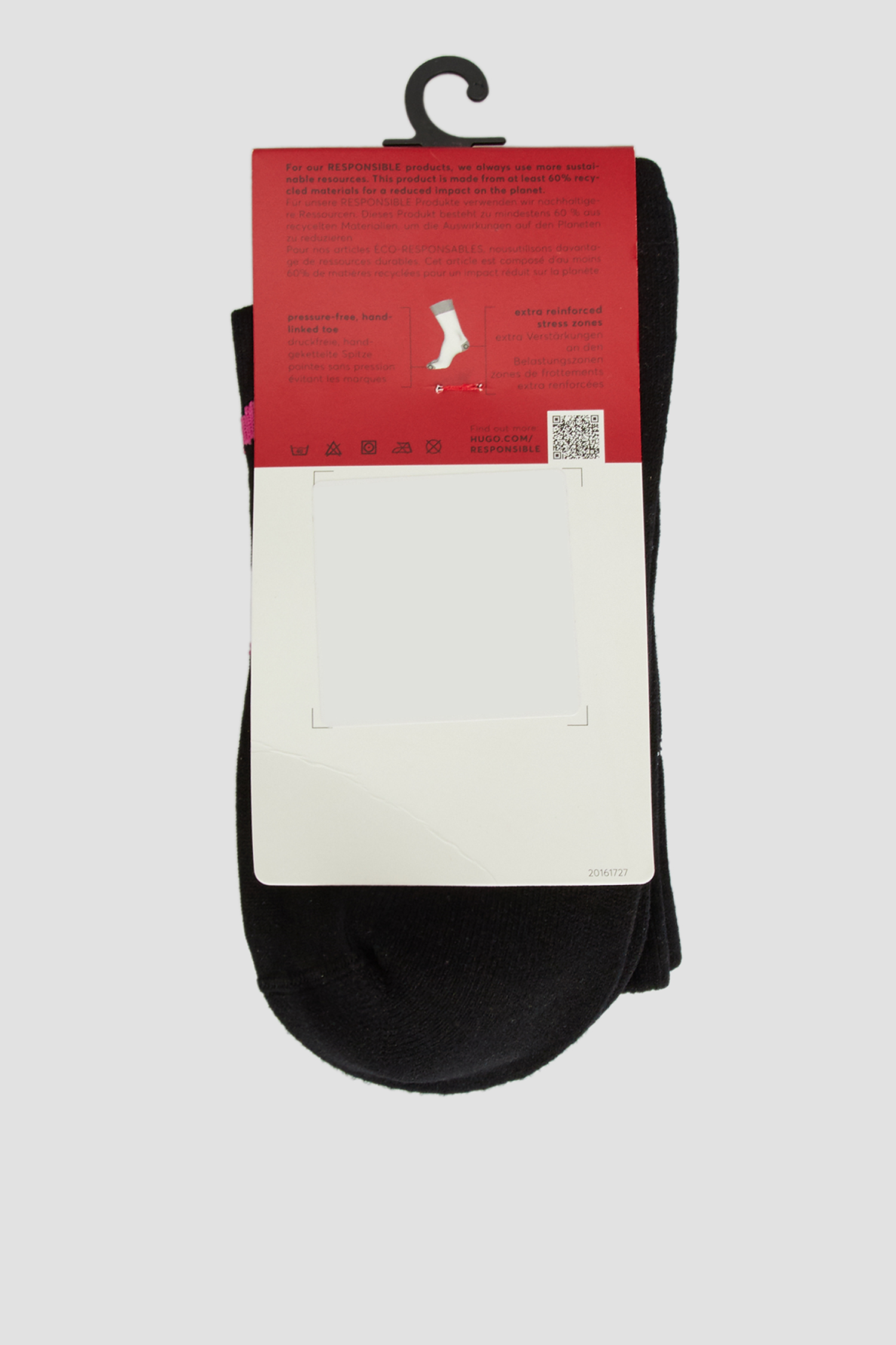 Жіночі чорні шкарпетки HUGO 50491553;001