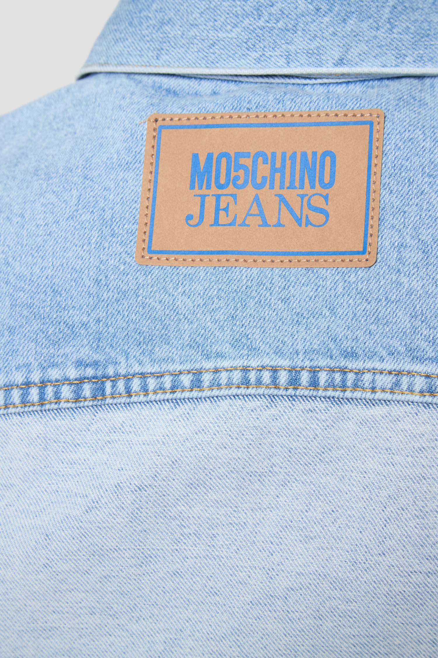 Женская голубая джинсовая куртка Moschino J0503.3719;1303