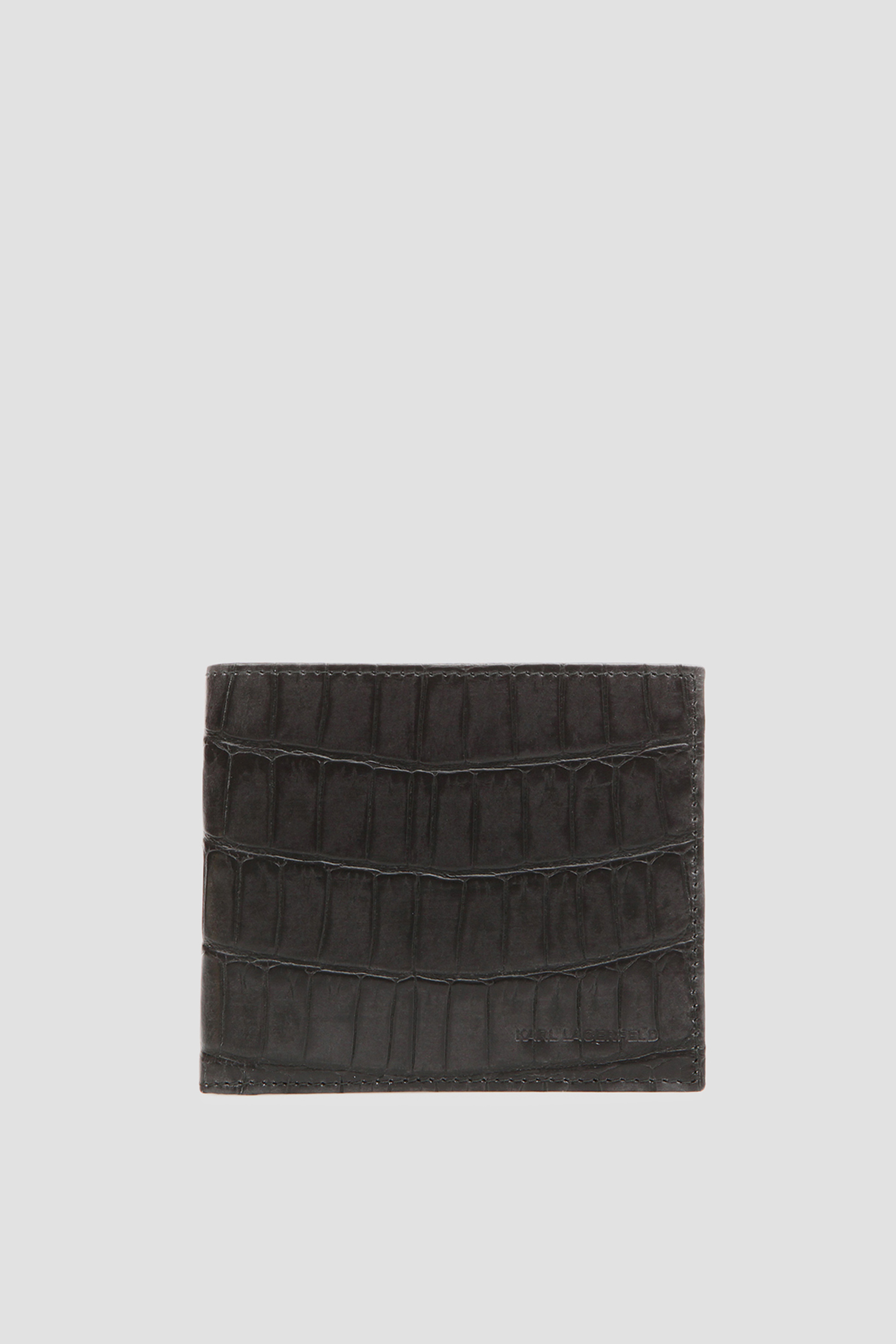 Чоловічий чорний шкіряний гаманець Karl Lagerfeld 582460.815412;970