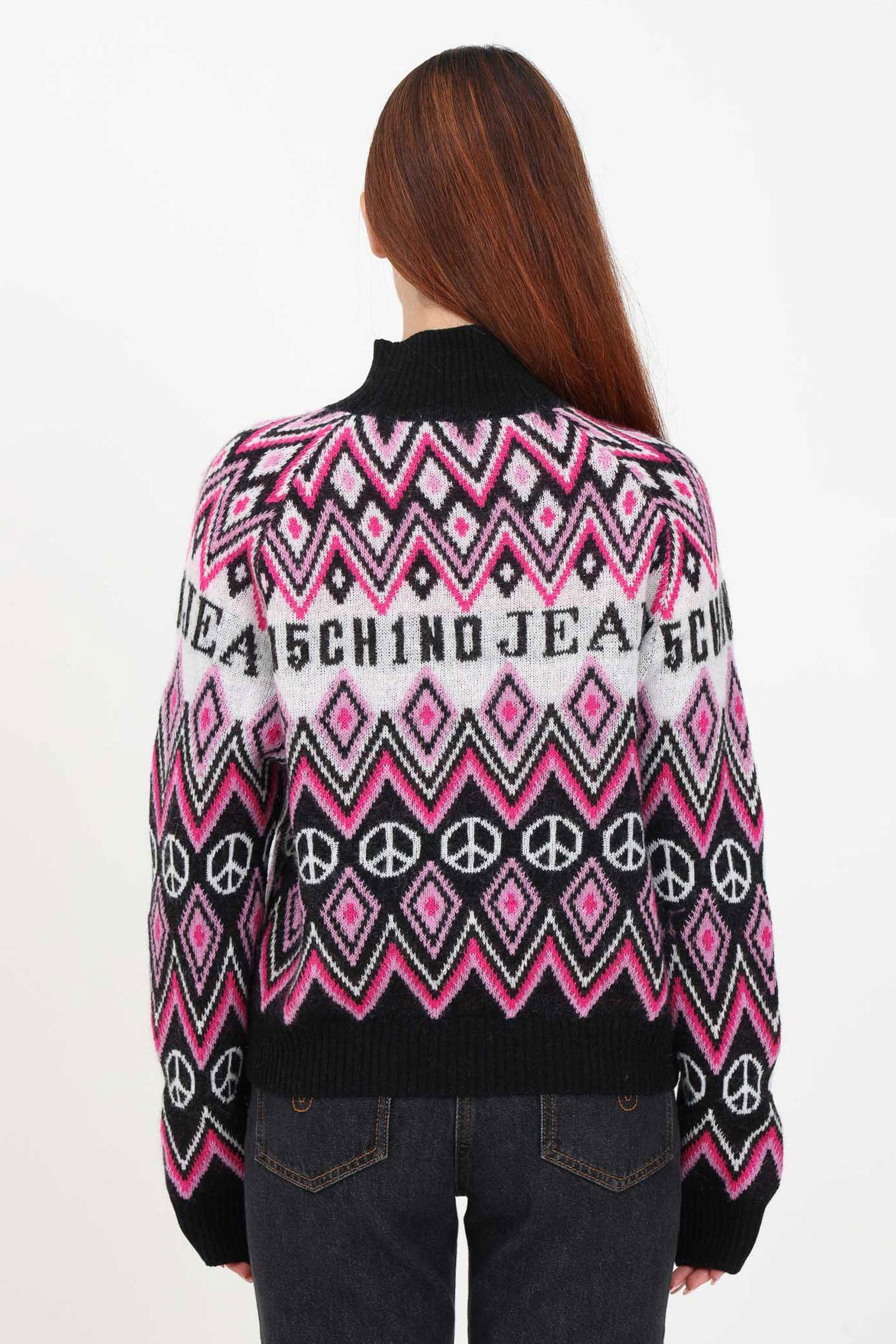 Жіночий светр з візерунком Moschino J0933.8709;2555