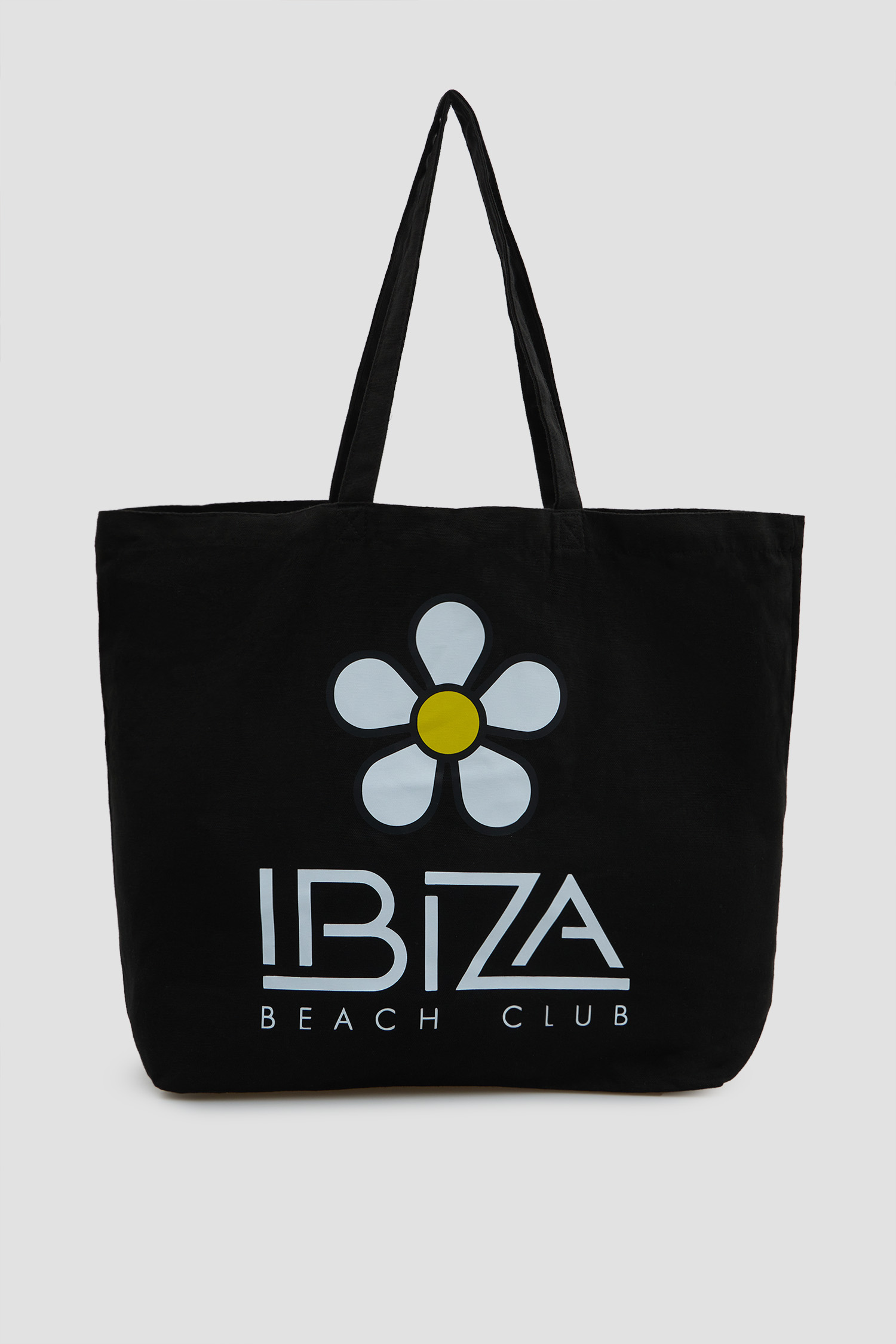 Черный льняной шоппер IBIZA Сумка-6;ШЧ1.Чорн