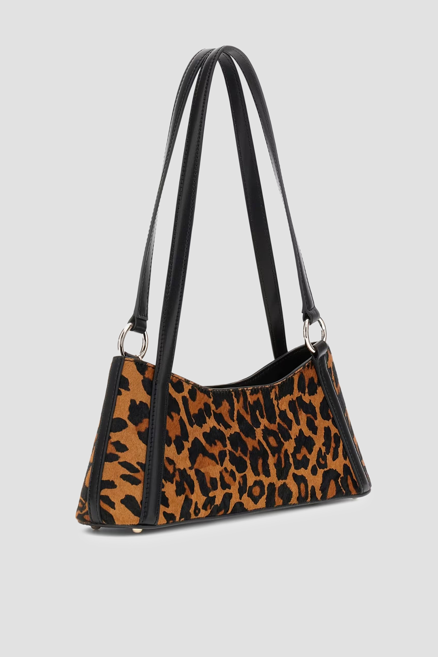 Женская рыжая кожаная сумка с узором Guess HWLO75.29180;LEO