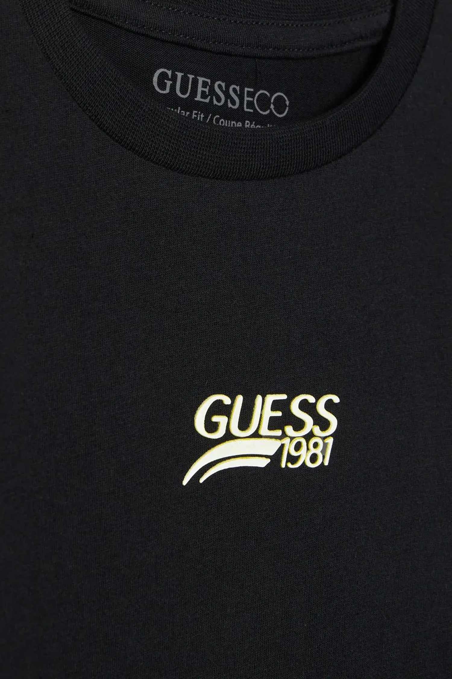 Дитяча чорна футболка Guess Kids L6RI10.K8HM4;JBLK