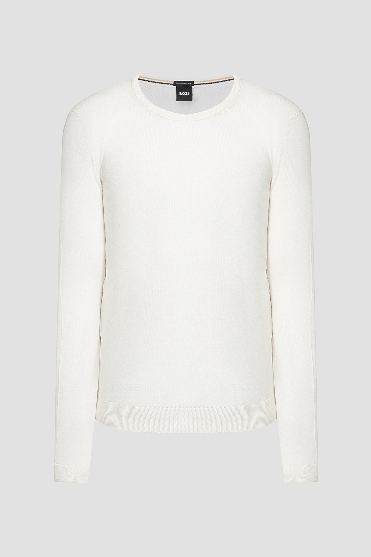Чоловічий білий вовняний джемпер BOSS 50468239;131