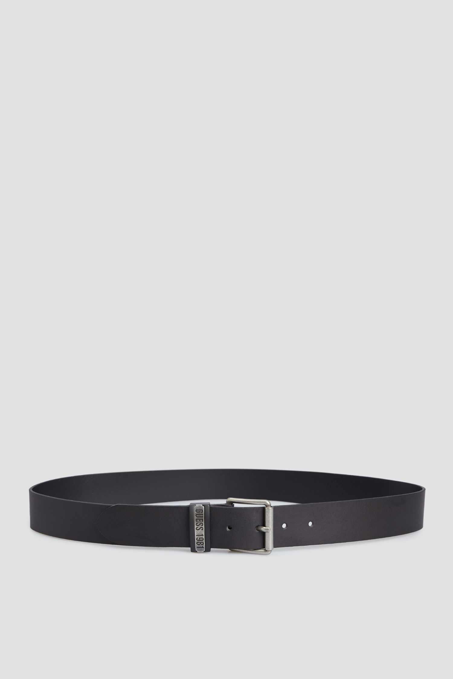 Мужской черный кожаный ремень Guess M3YZ25.L0SU0;JBLK