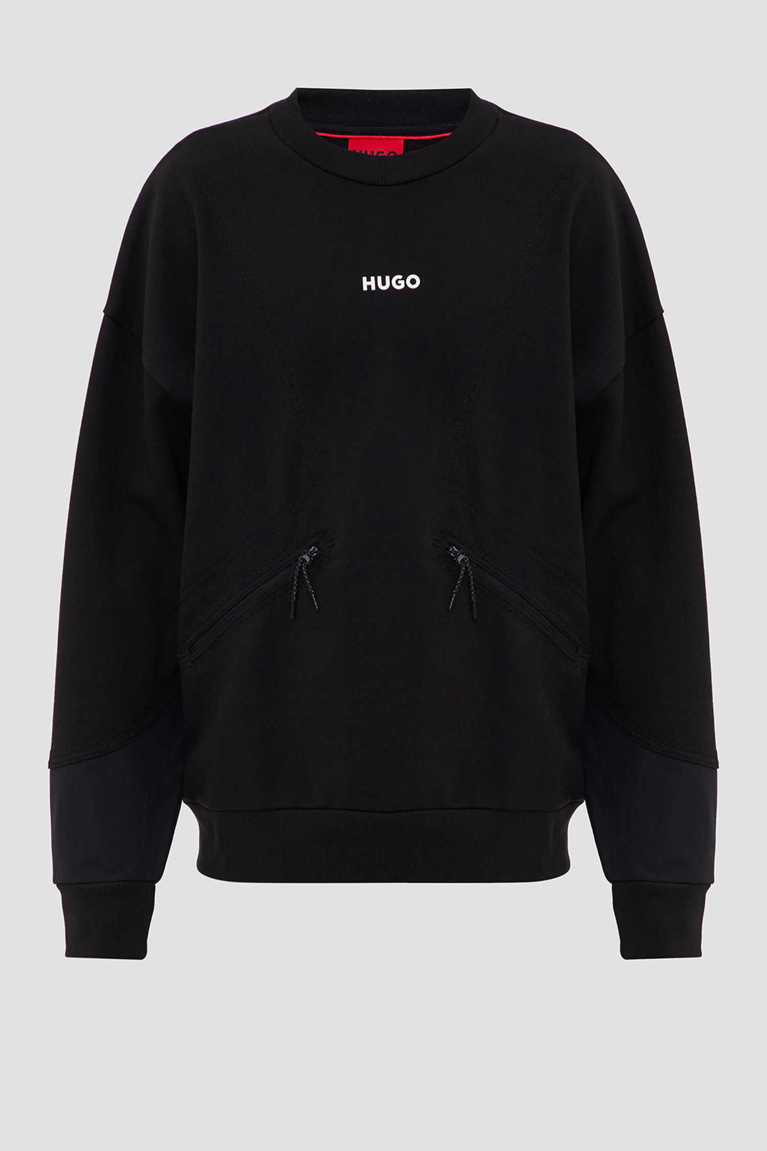 Мужской черный свитшот HUGO 50516667;001
