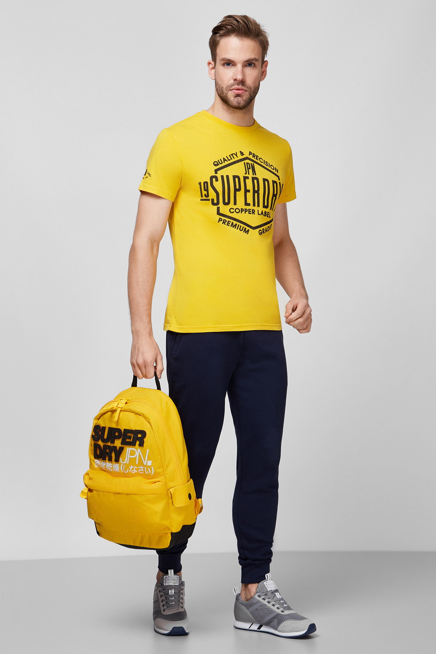 Чоловіча жовта футболка SuperDry M1010374A;3KT