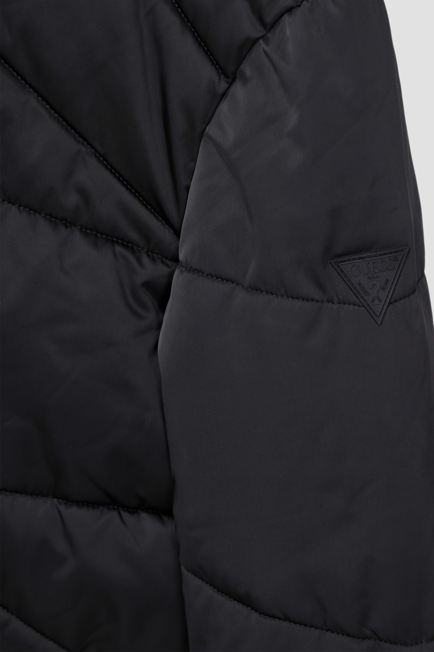 Жіноча чорна куртка Guess W2BL70.WF170;JBLK