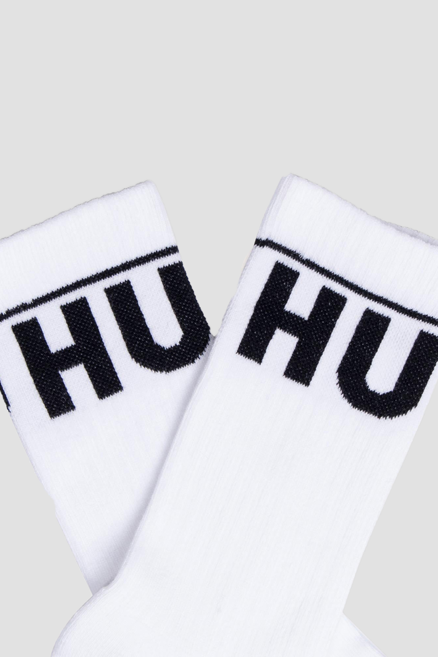 Чоловічі білі шкарпетки (2 пари) HUGO 50510647;100