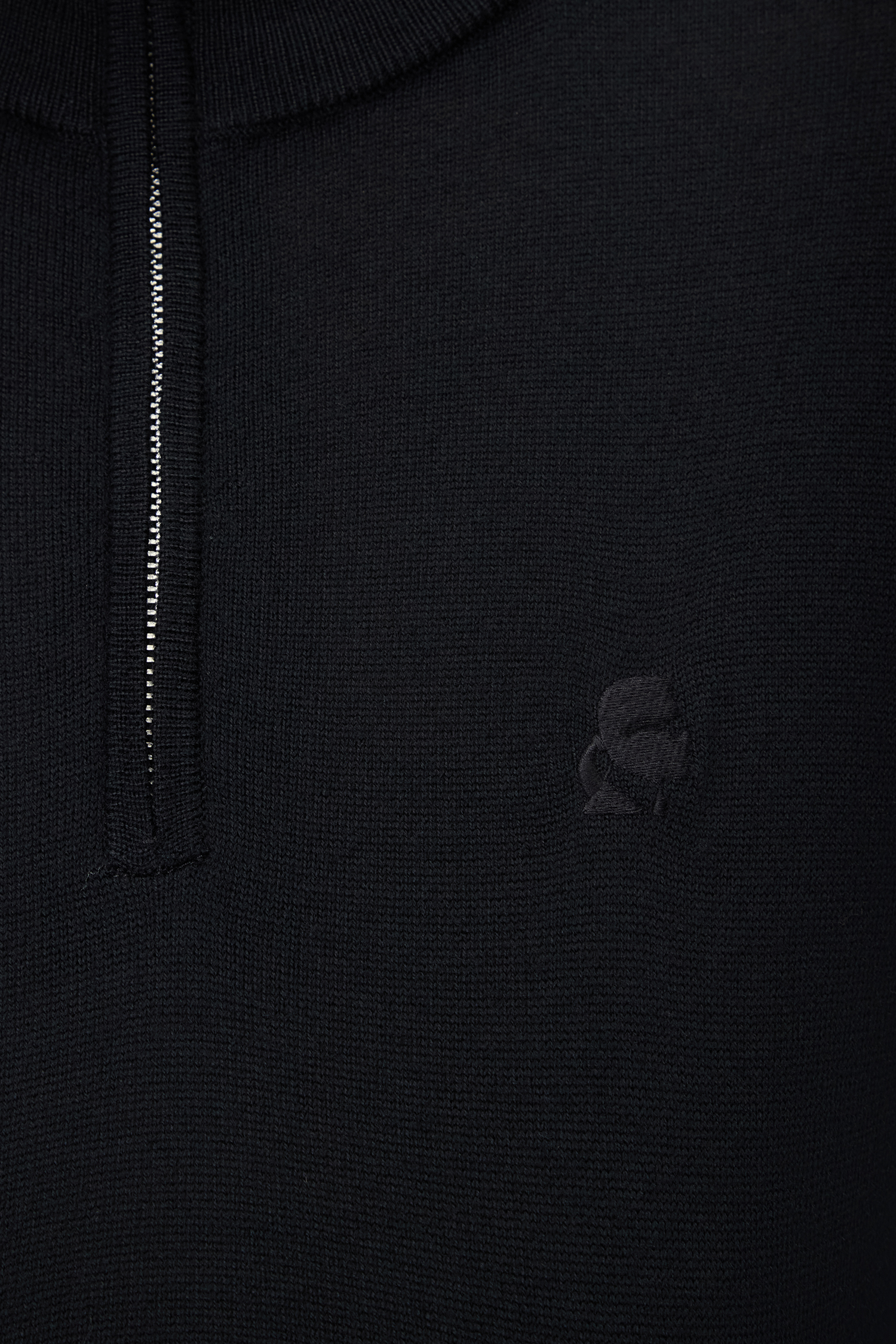 Мужской черный шерстяной джемпер Karl Lagerfeld 544399.655008;990