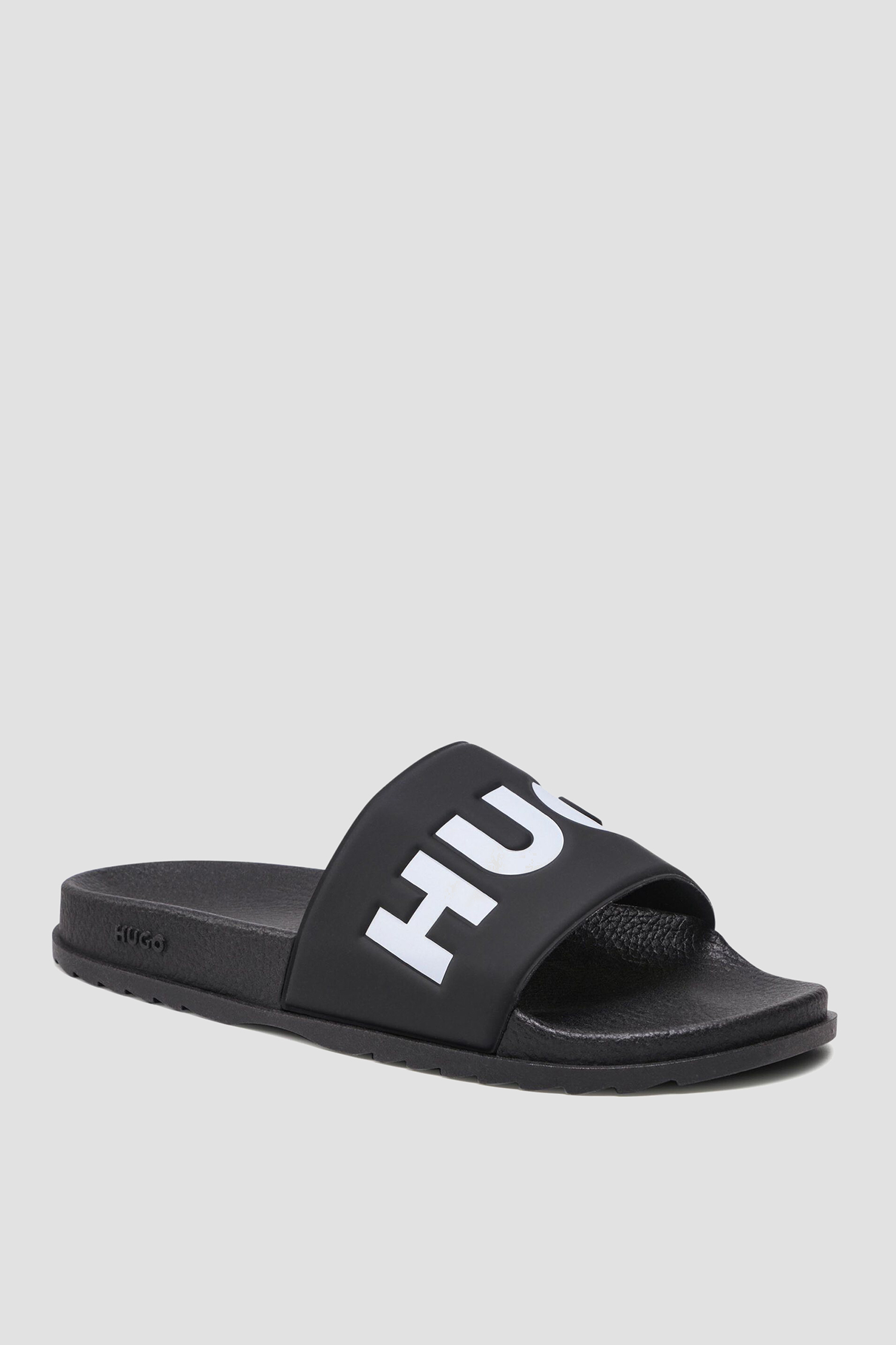 Мужские черные слайдеры HUGO 50471366;002