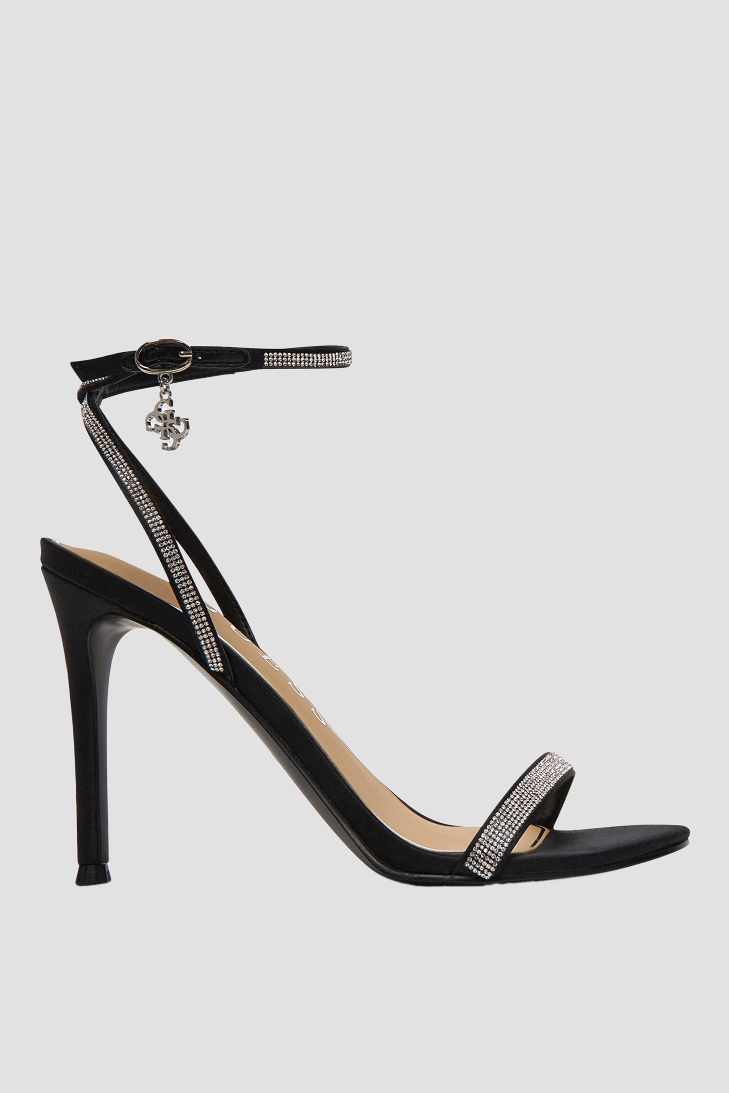 Женские черные босоножки Guess FLJCHR.SAT03;BLACK