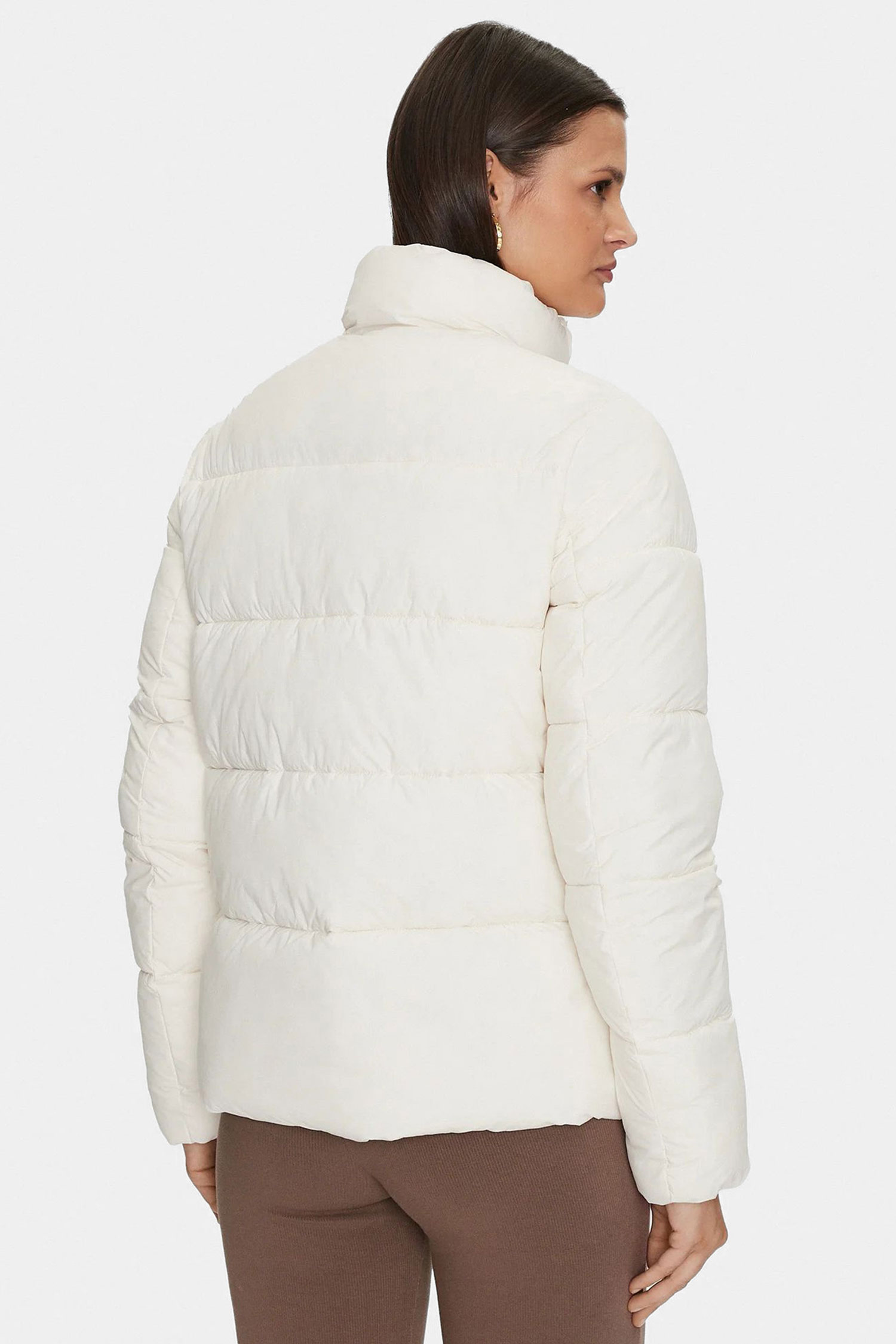 Женская белая куртка Guess V4YL03.WFUD0;D001