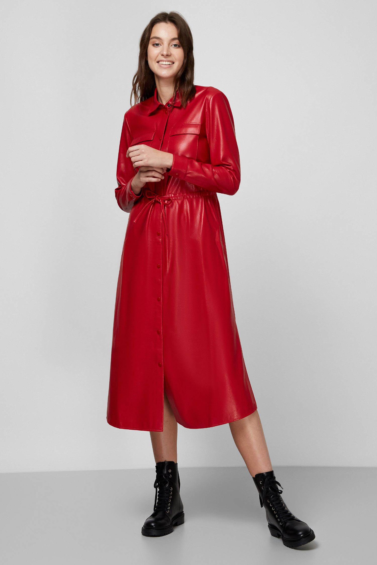 Женское красное платье BOSS 50436335;620