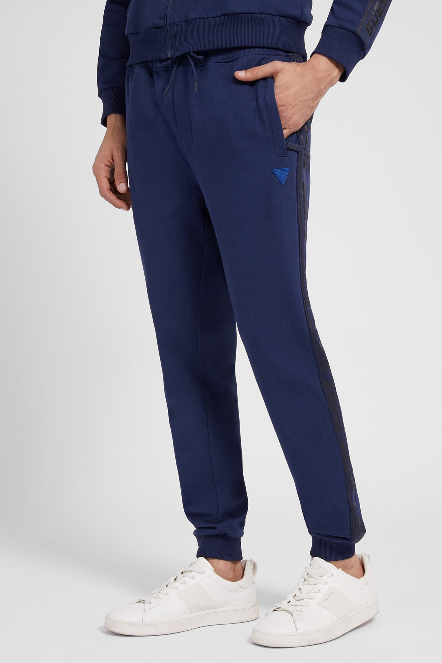 Мужские темно-синие спортивные брюки Guess Z2YB19.K6ZS1;G7R1