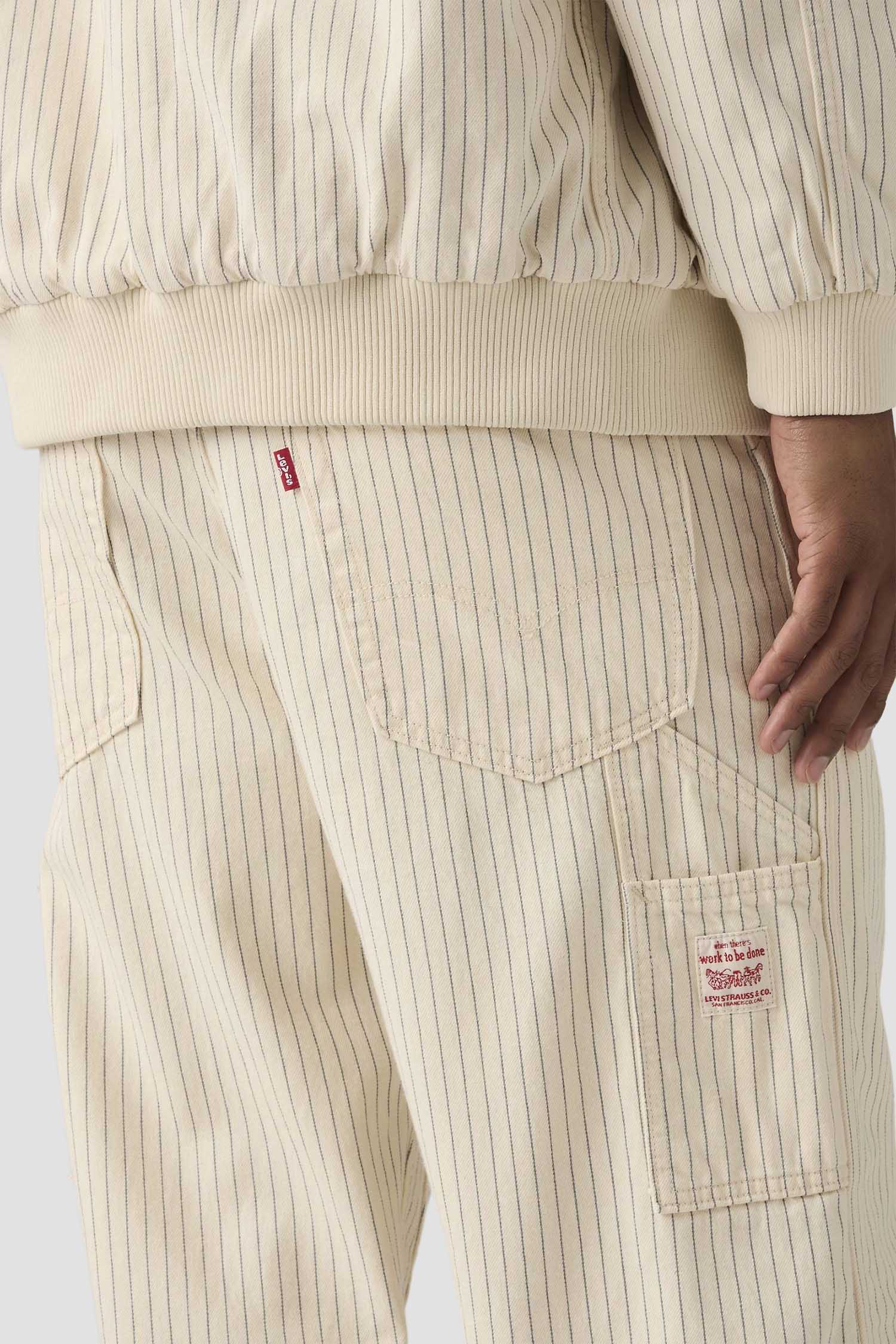 Чоловічі білі брюки у смужку 568™ Loose Straight Levi’s® A7367;0018