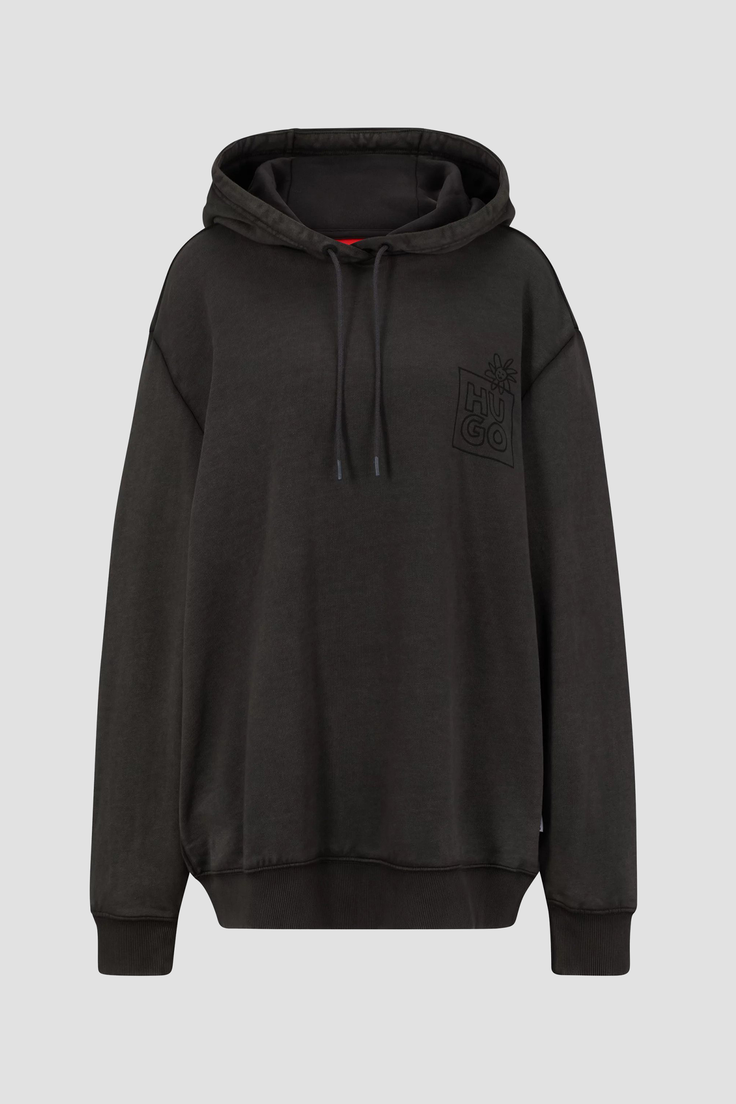 Женское черное худи HUGO 50495069;001