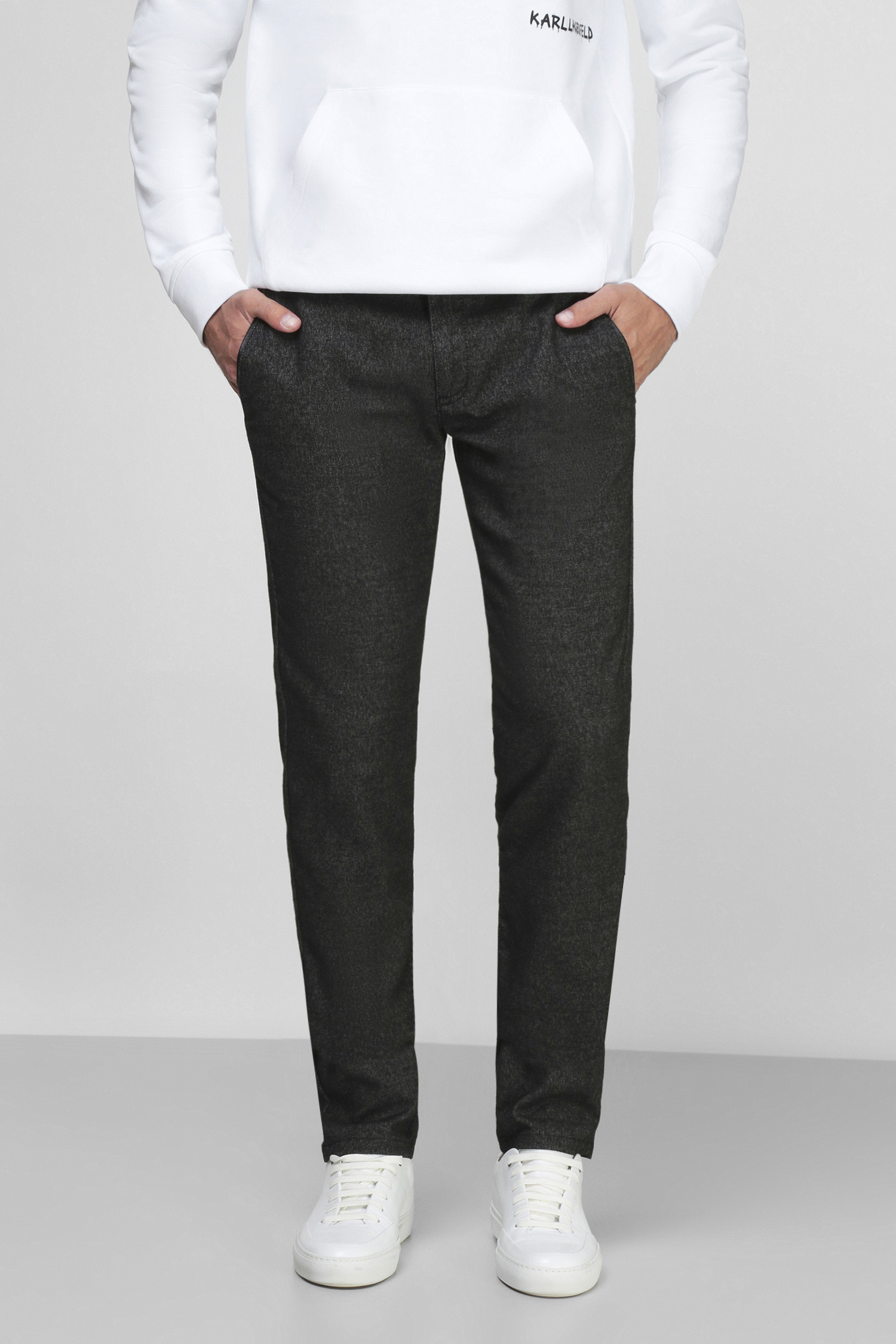 Чоловічі чорні брюки Karl Lagerfeld 512816.255836;990