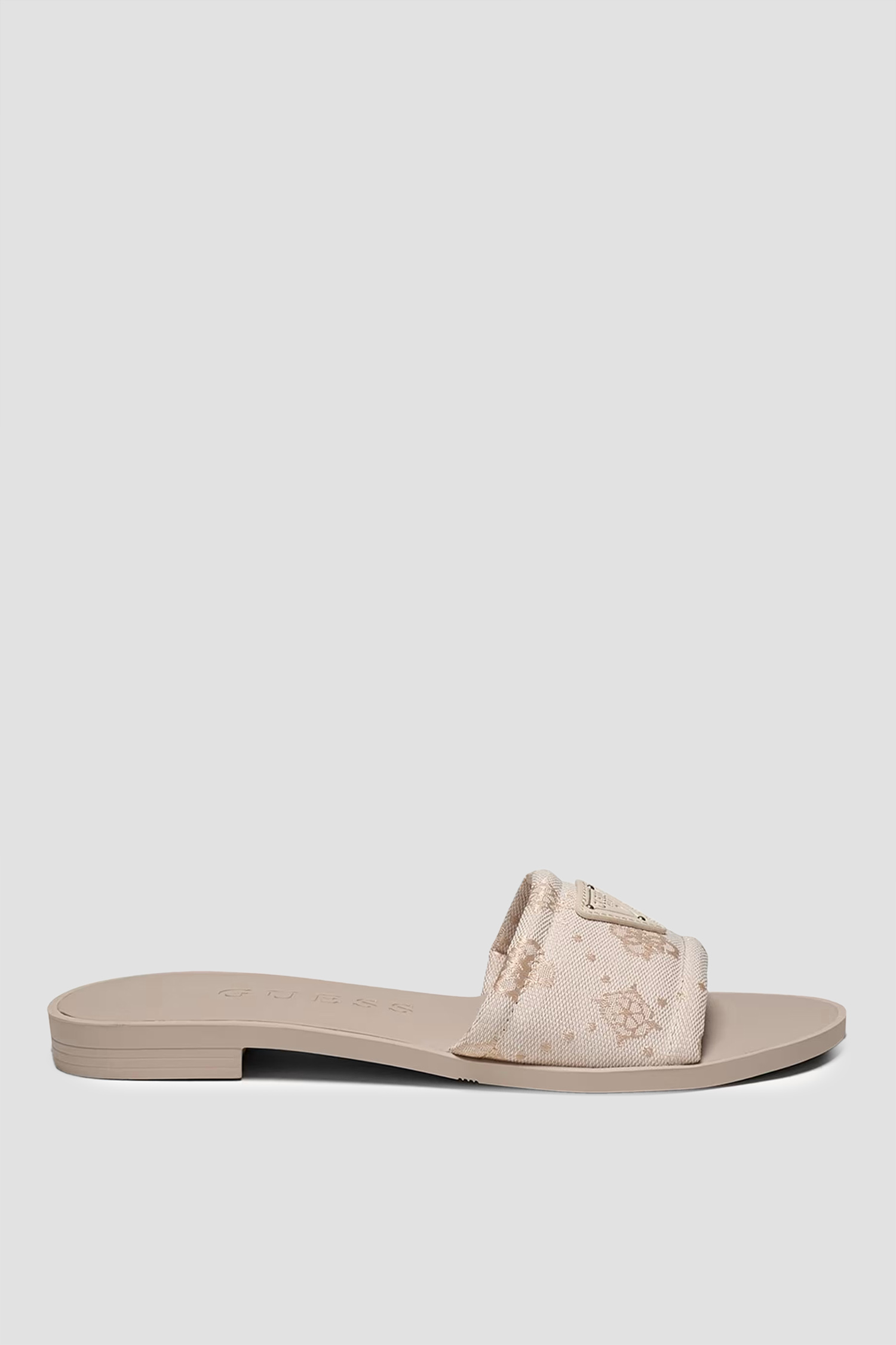 Женские бежевые мюли с узором Guess FLJELS.FAL03;CREAM