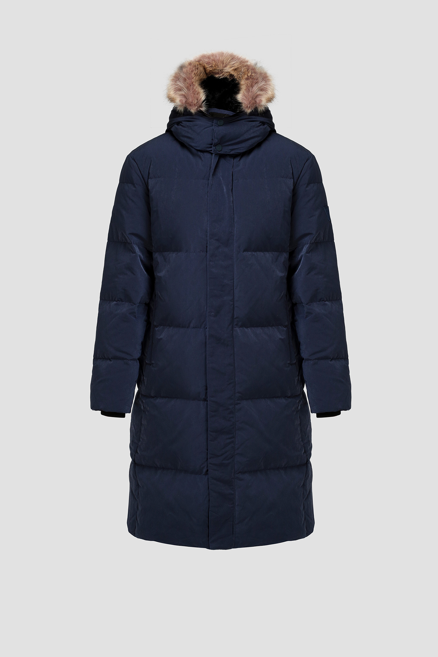 Чоловічий синій пуховик Guess M1BL08.WE6O0;G7V2