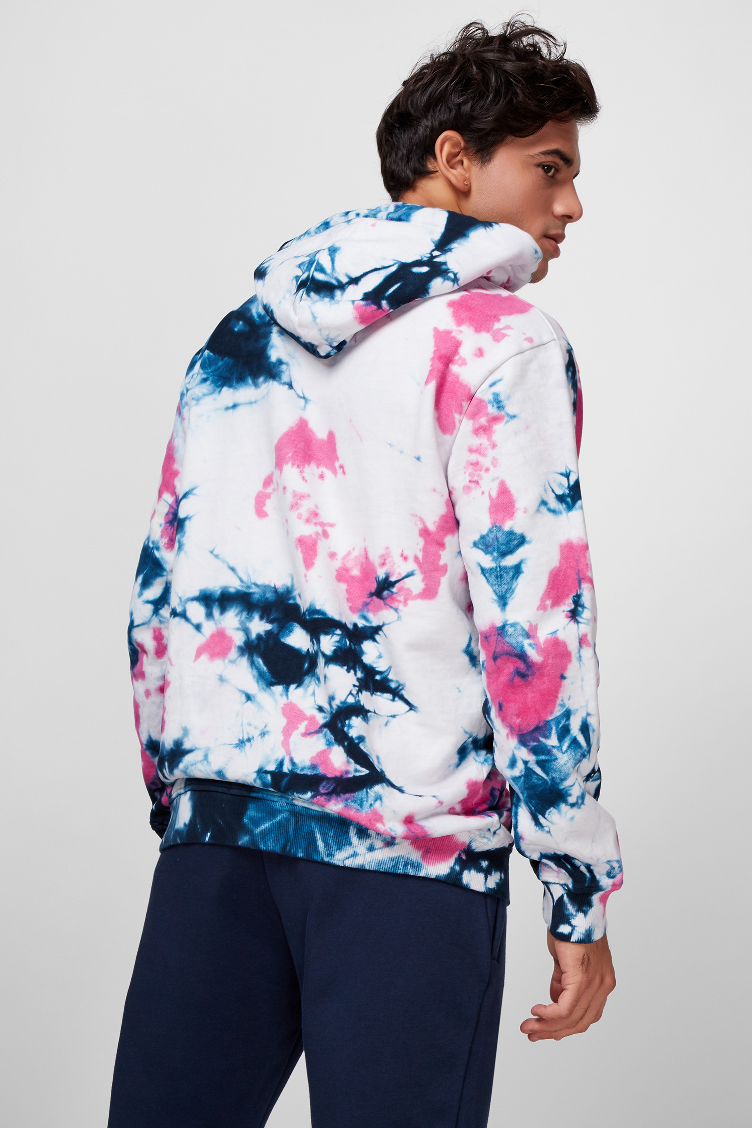Мужское розовое худи SuperDry Y2010175A;6TA — Ultrashop