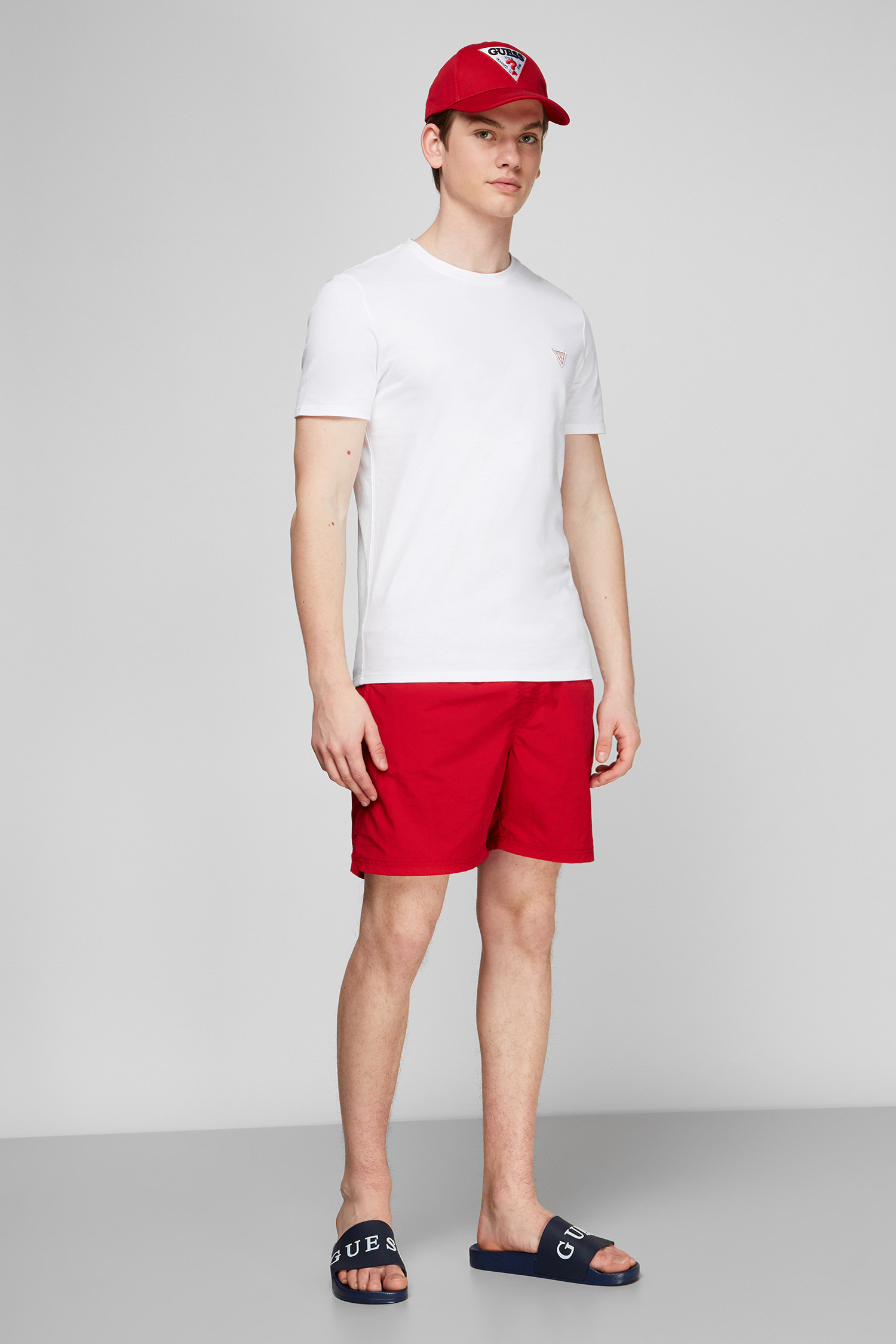 Красные плавательные шорты для парней Guess F02T01.TEL27;TLRD