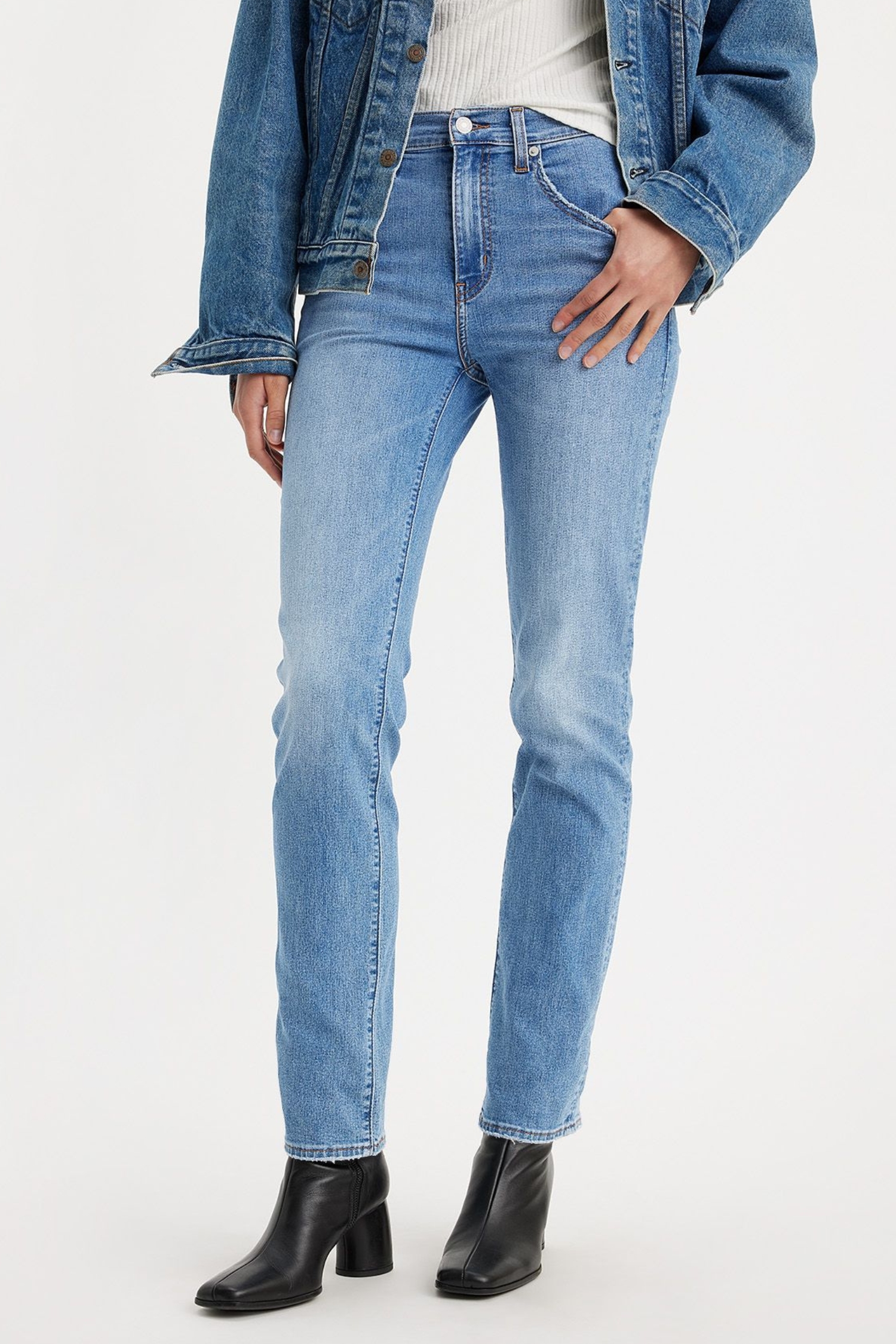 Женские голубые джинсы 724® High Rise Straight Levi’s® 18883;0269