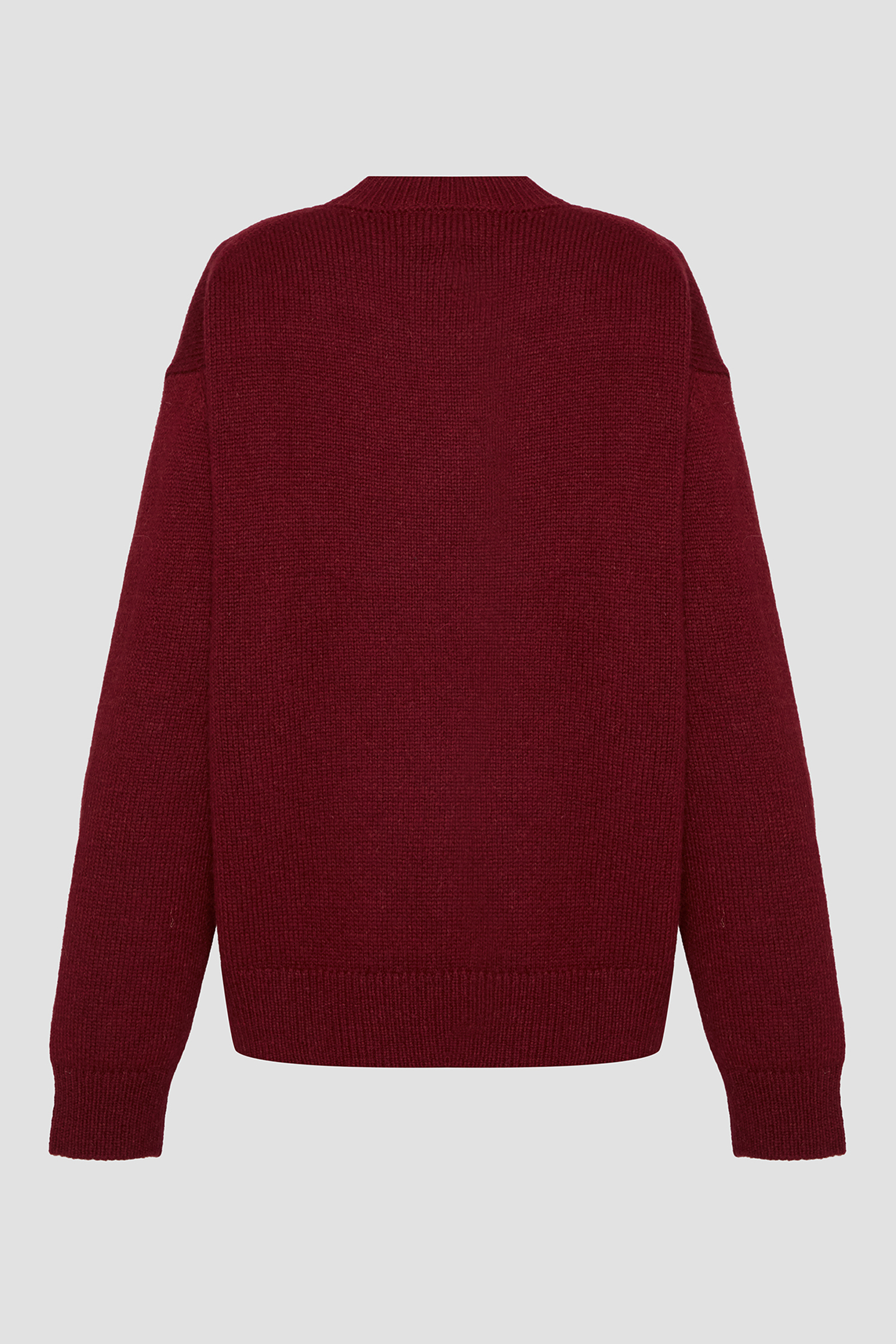 Мужской бордовый шерстяной свитер HUGO 50499970;654