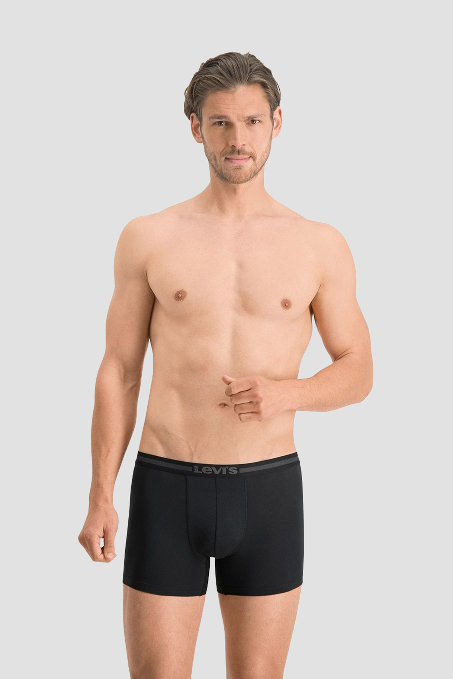 Мужские черные боксеры (2 шт) Levi’s® 701203926;001