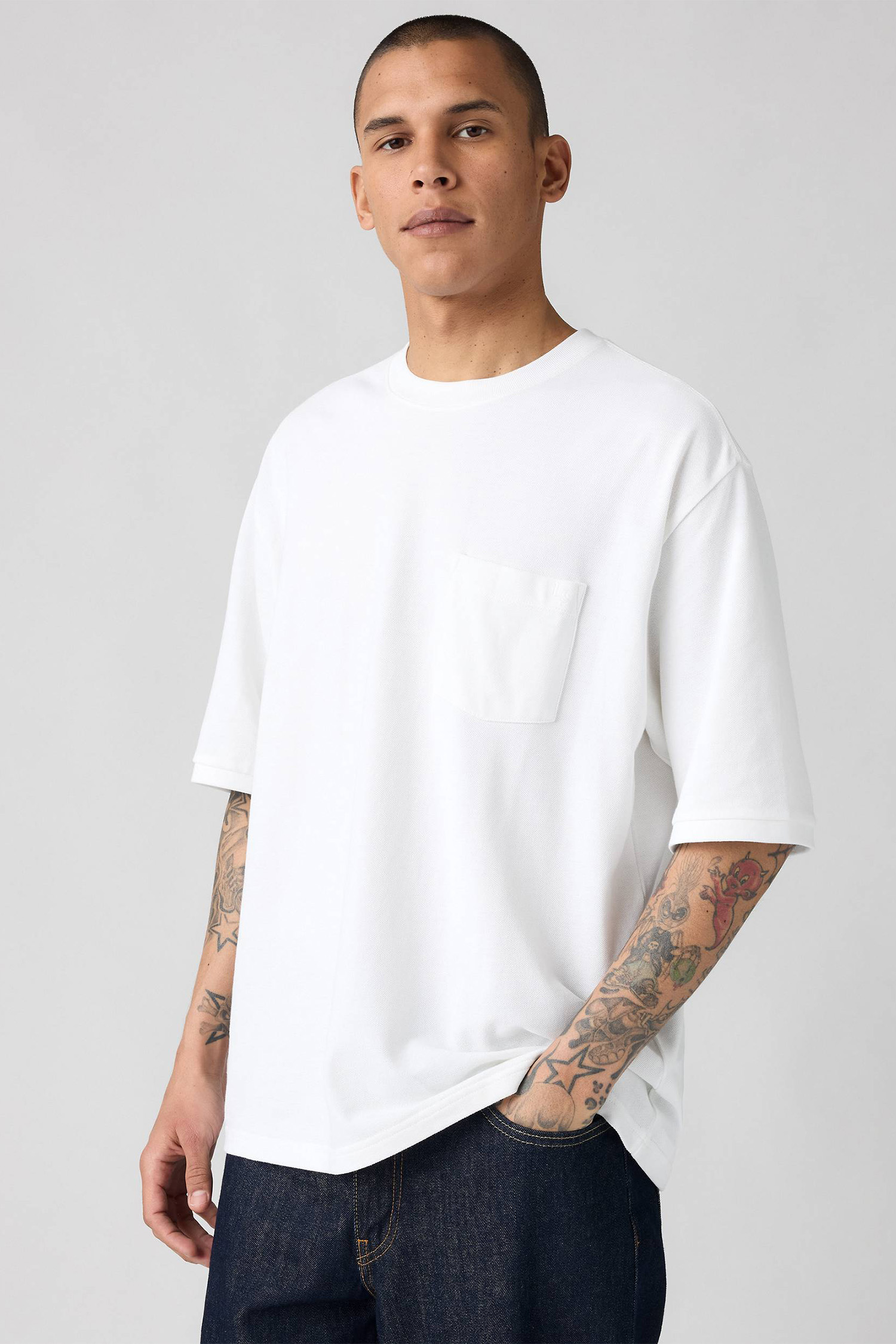 Мужская белая футболка Levi’s® 001MN;0001