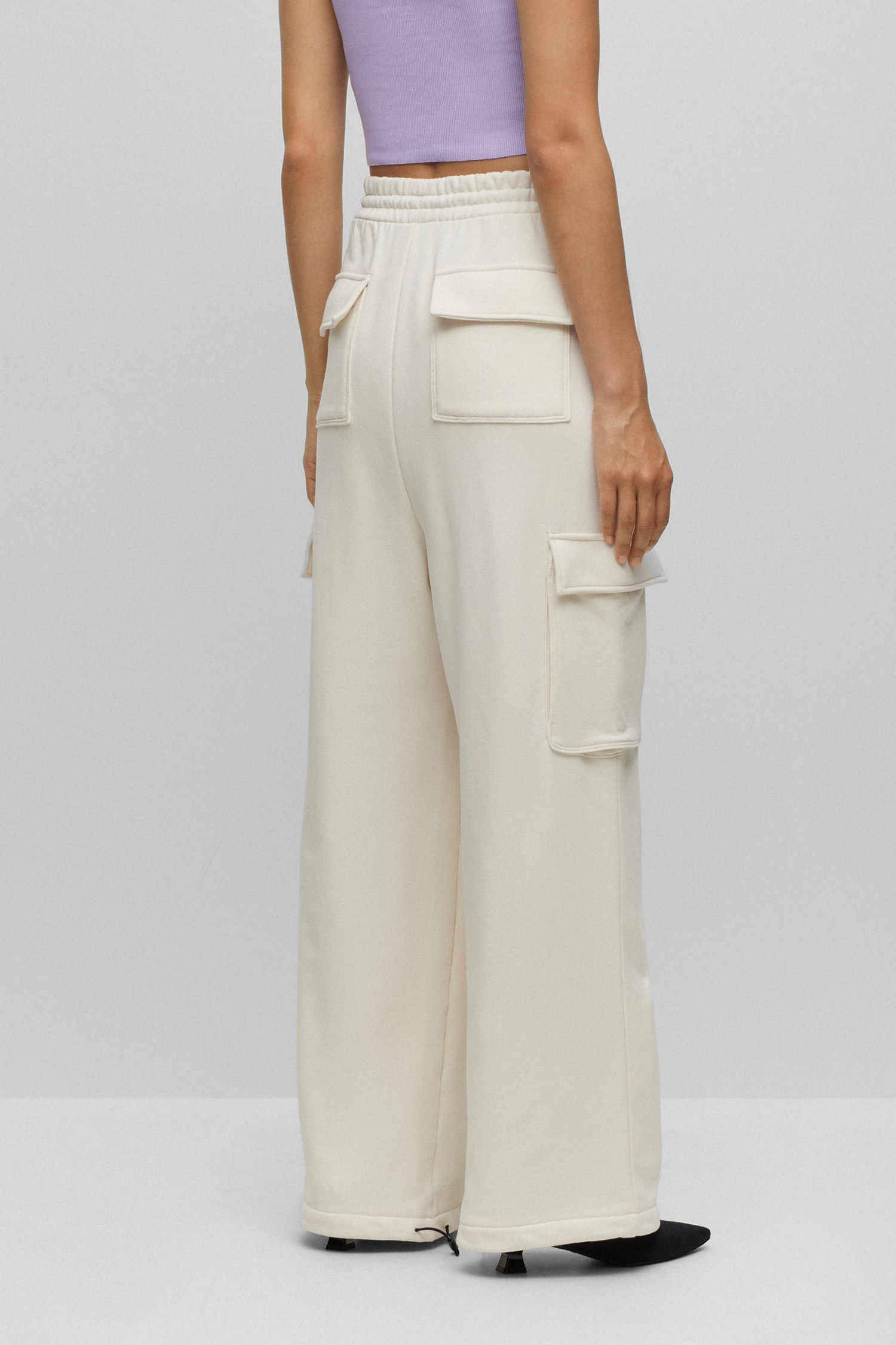 Женские белые спортивные брюки HUGO 50495161;110