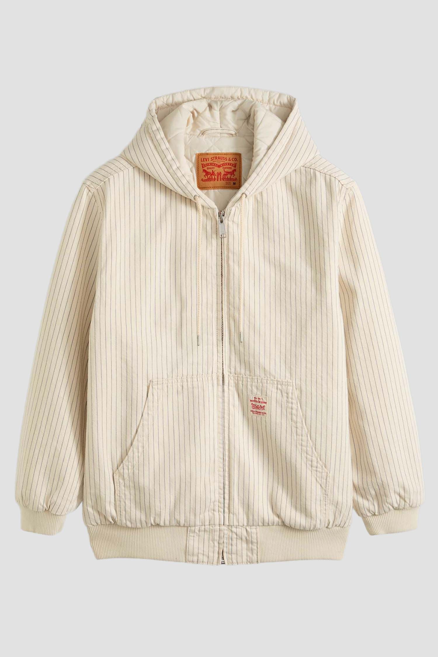 Чоловіча біла куртка у смужку Levi’s® A3222;0019