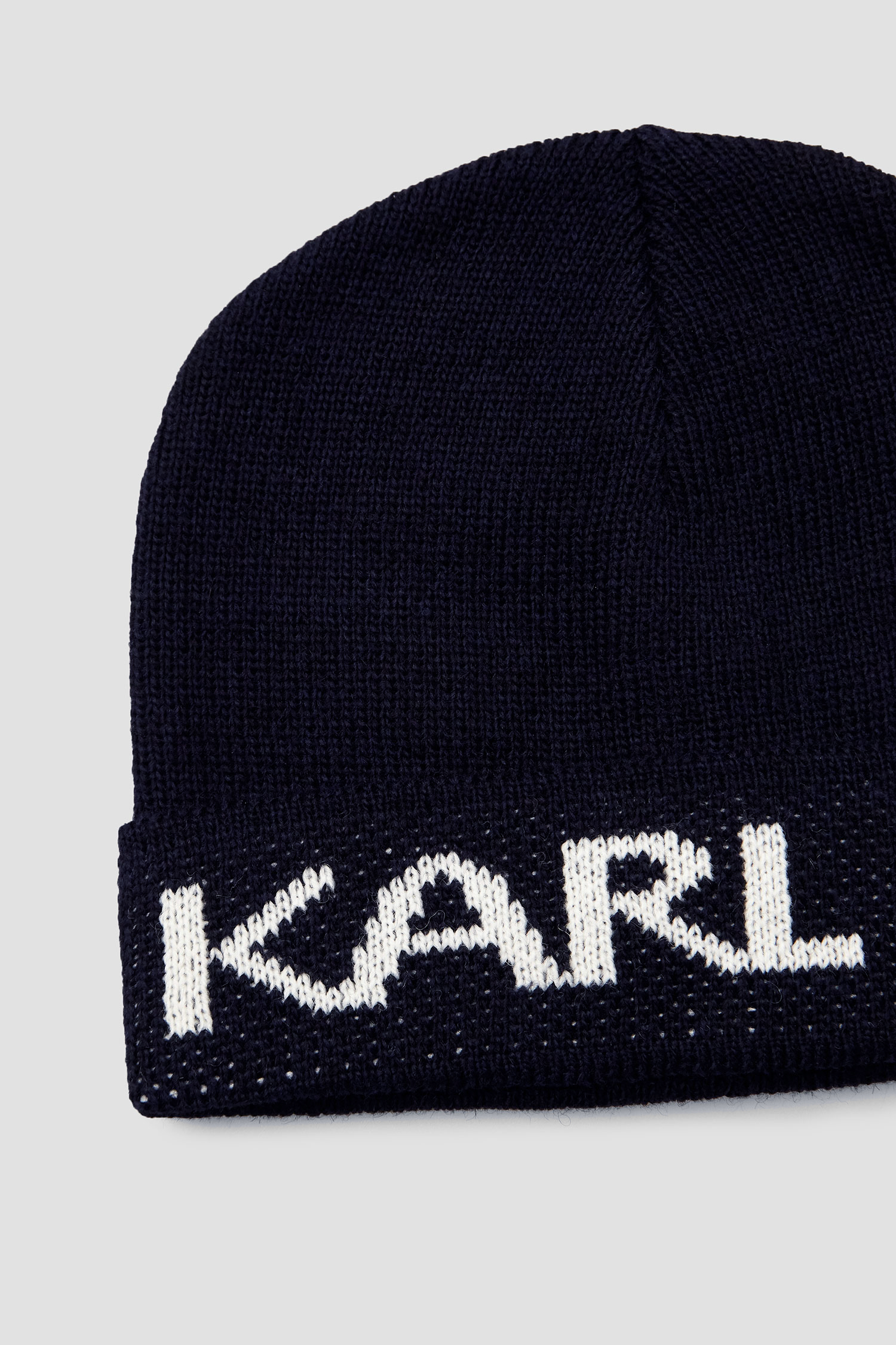 Мужская темно-синяя шапка Karl Lagerfeld 502322.805601;690