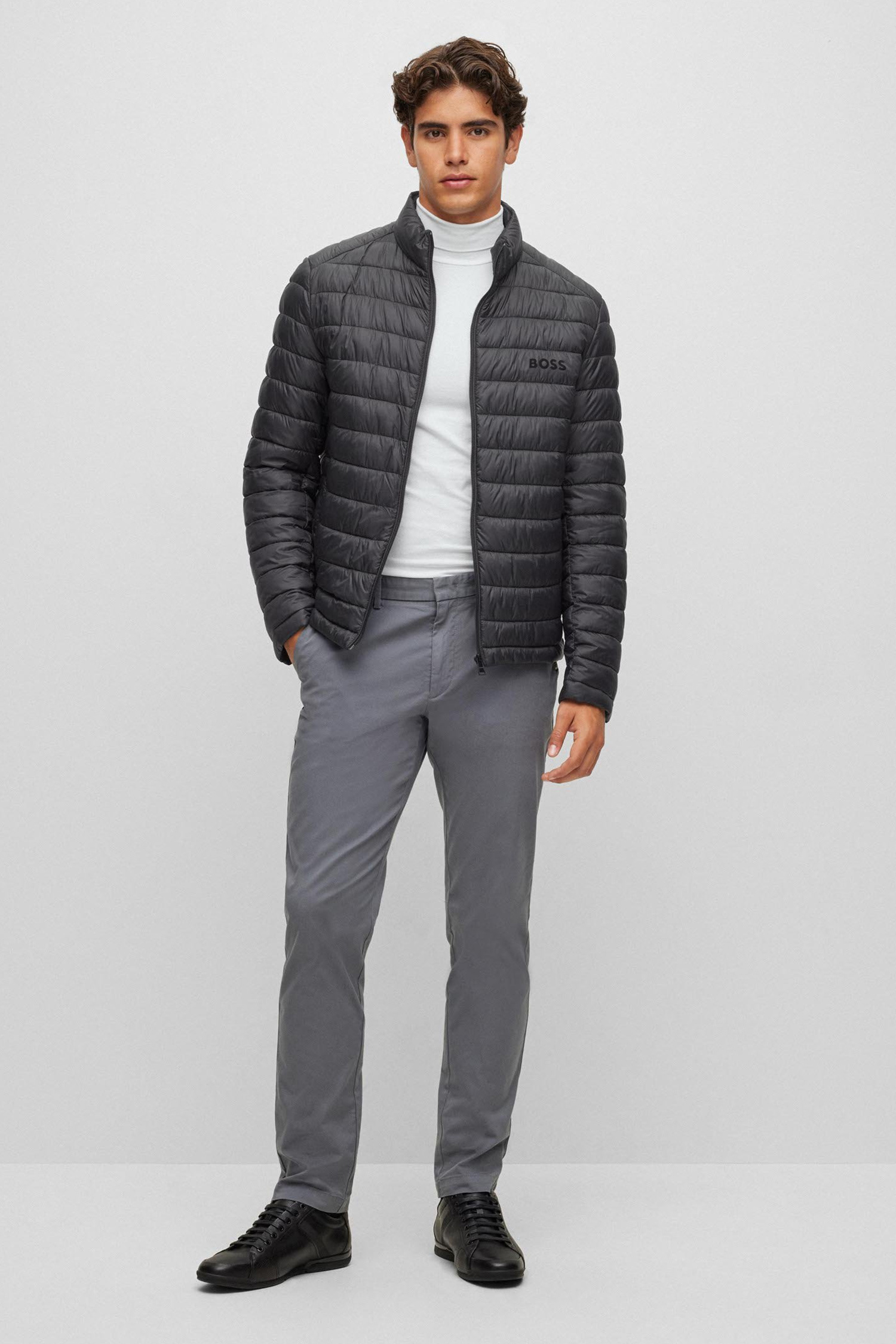 Мужская черная куртка BOSS 50481548;001