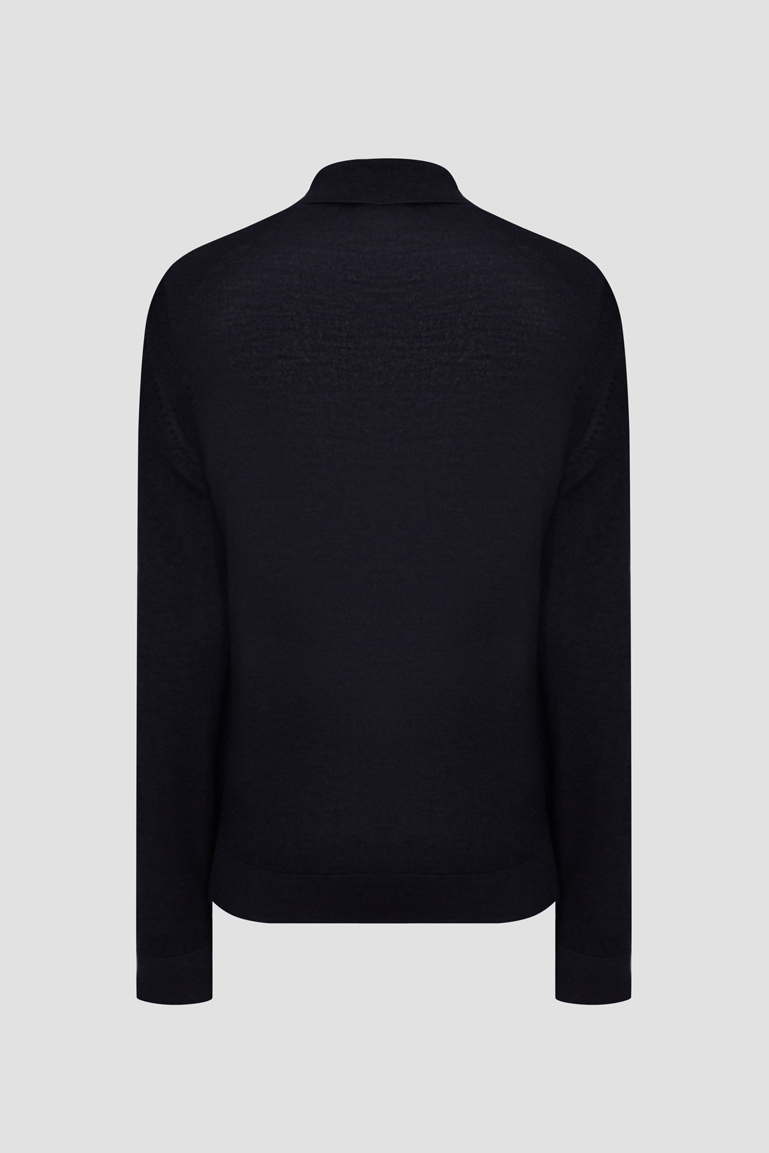 Чоловіче темно-синє вовняне поло BOSS 50496945;404