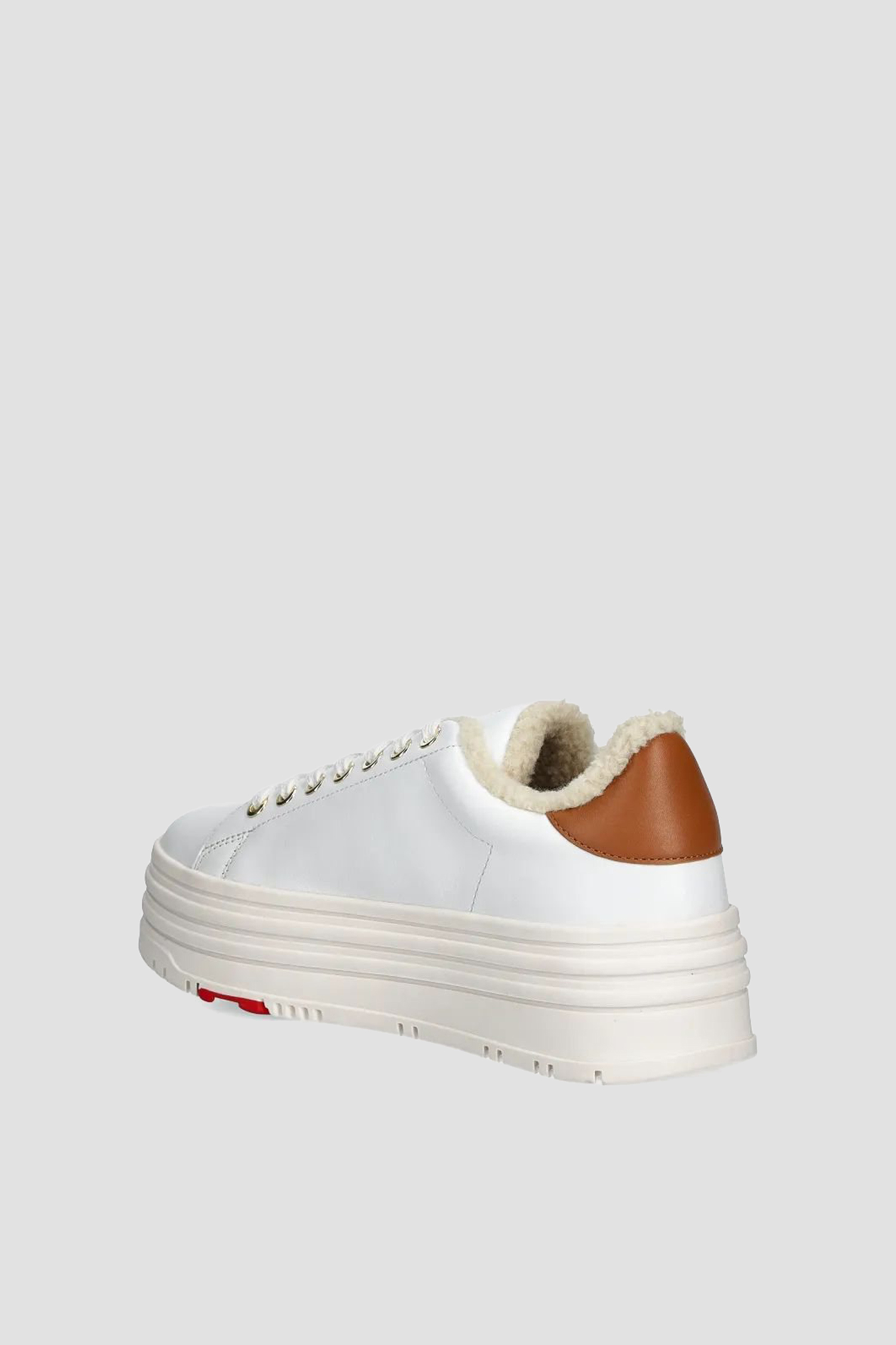 Женские белые сникерсы Moschino JA15366G0L.IAR;10A