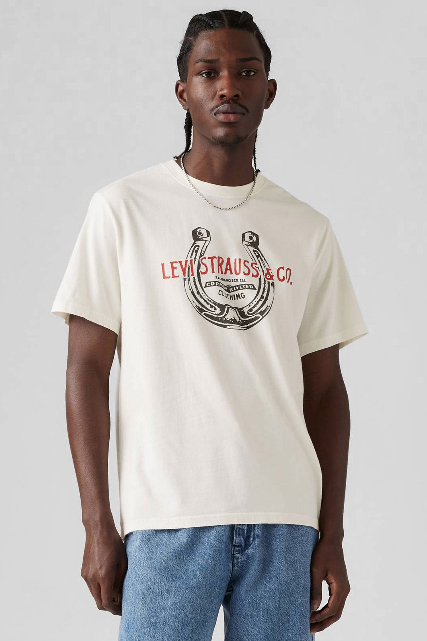 Чоловіча біла футболка Levi’s® 16143;1651