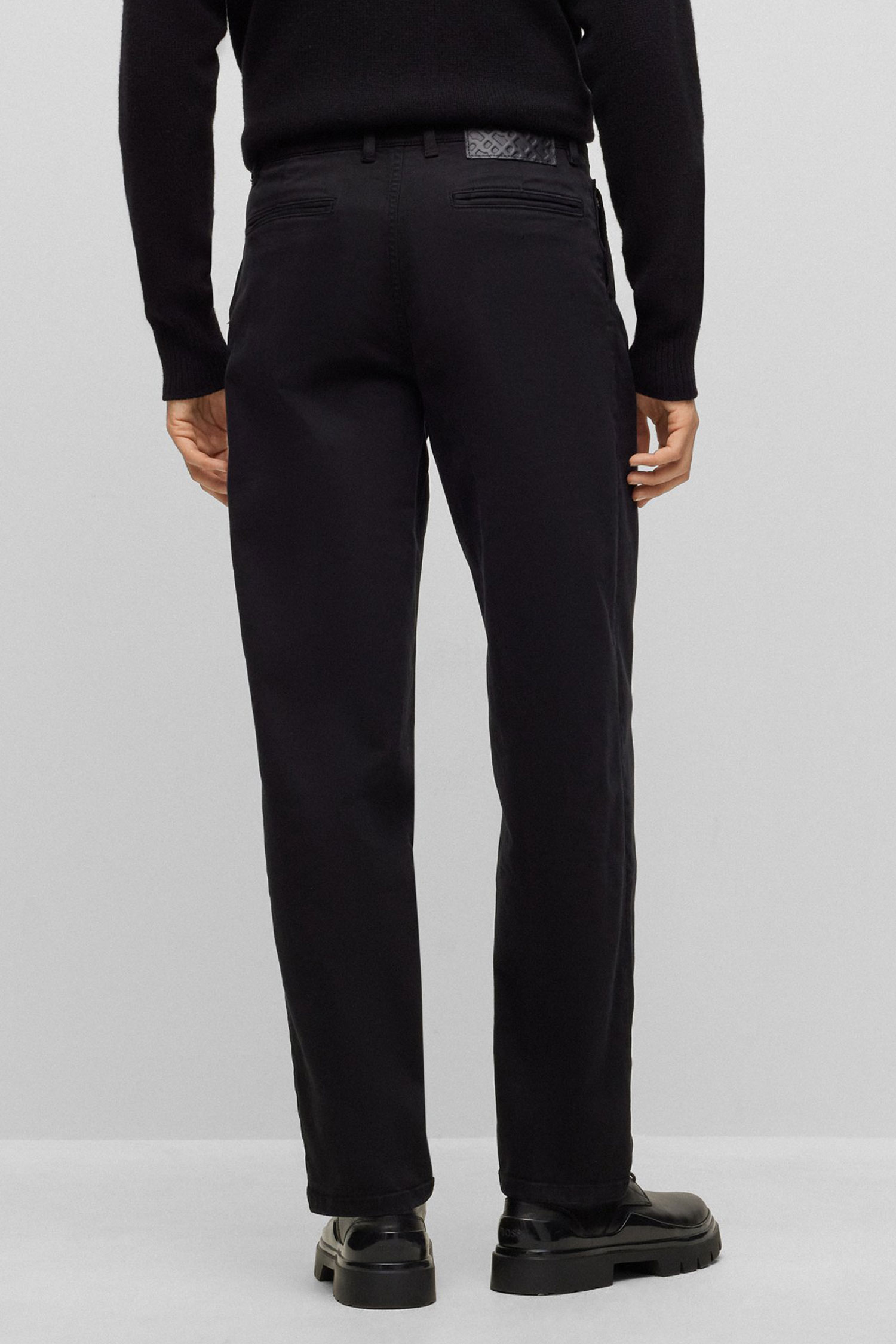 Мужские черные брюки BOSS 50497041;001