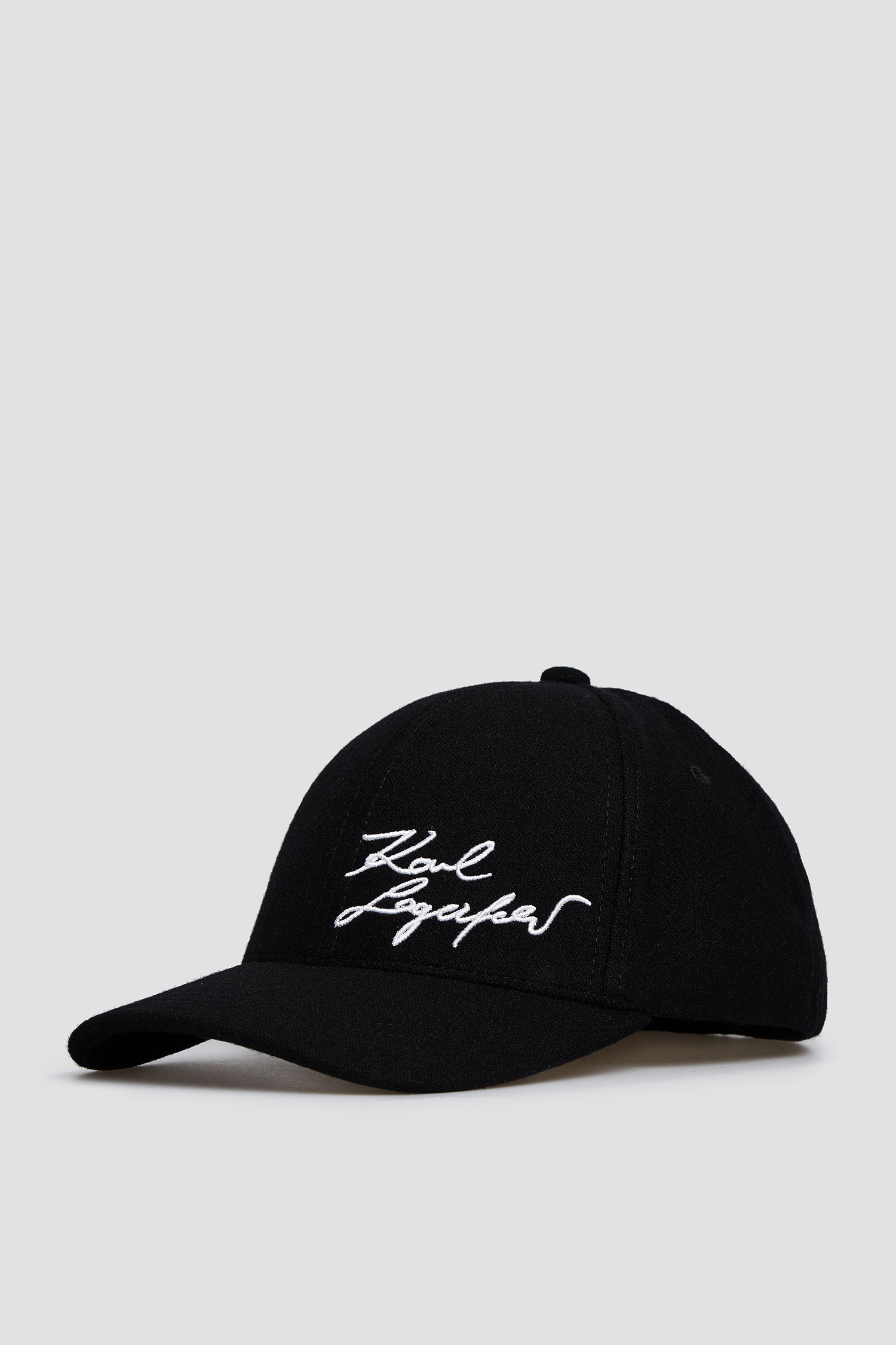 Мужская черная шерстяная кепка Karl Lagerfeld 502120.805611;990