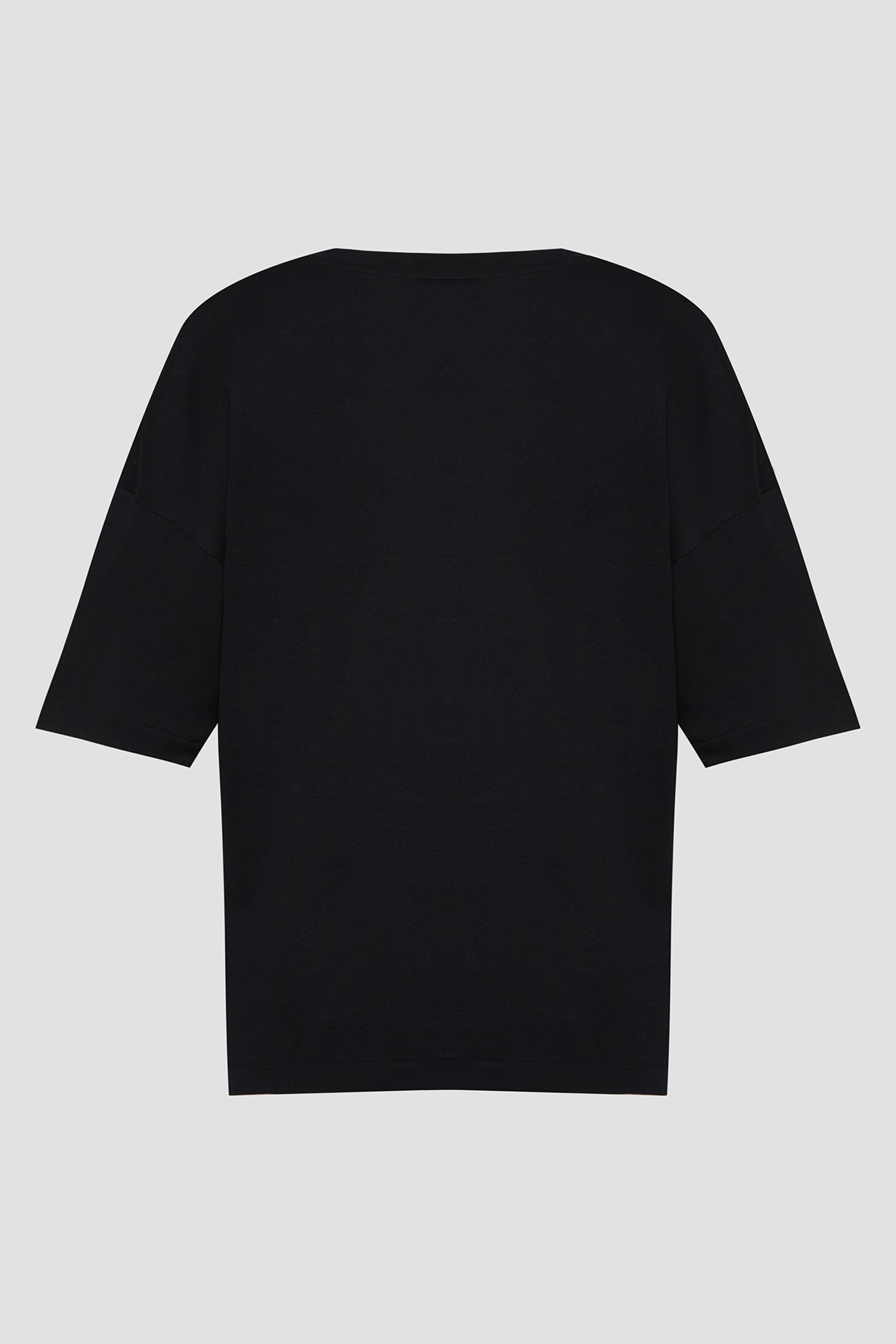 Женская черная футболка BOSS 50532093;001